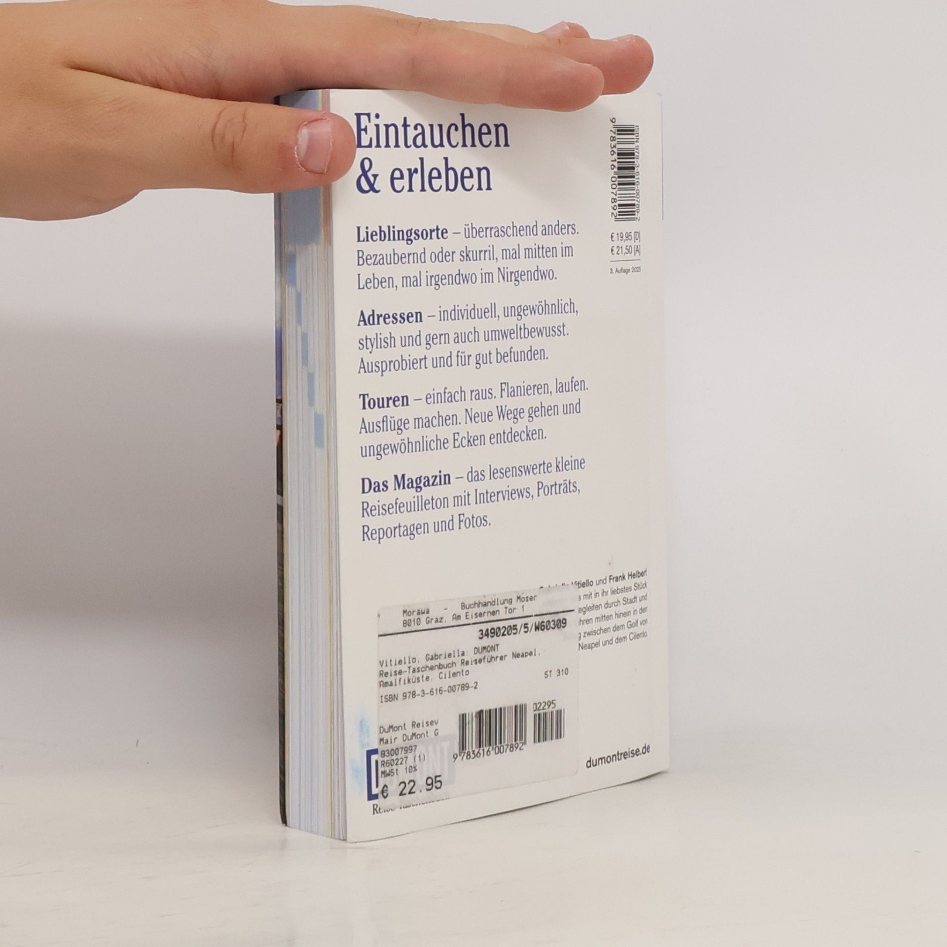 Gabriella Vitiello DUMONT Reise-Taschenbuch Reiseführer Neapel, Amalfiküste, Cilento