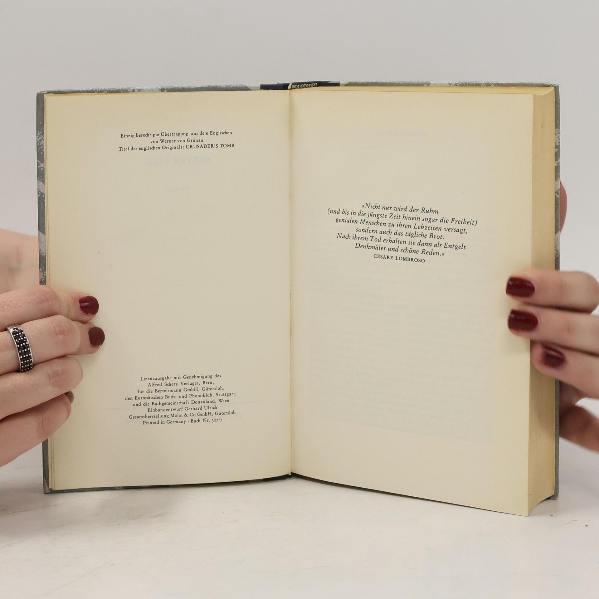 A. J. Cronin Später Sieg