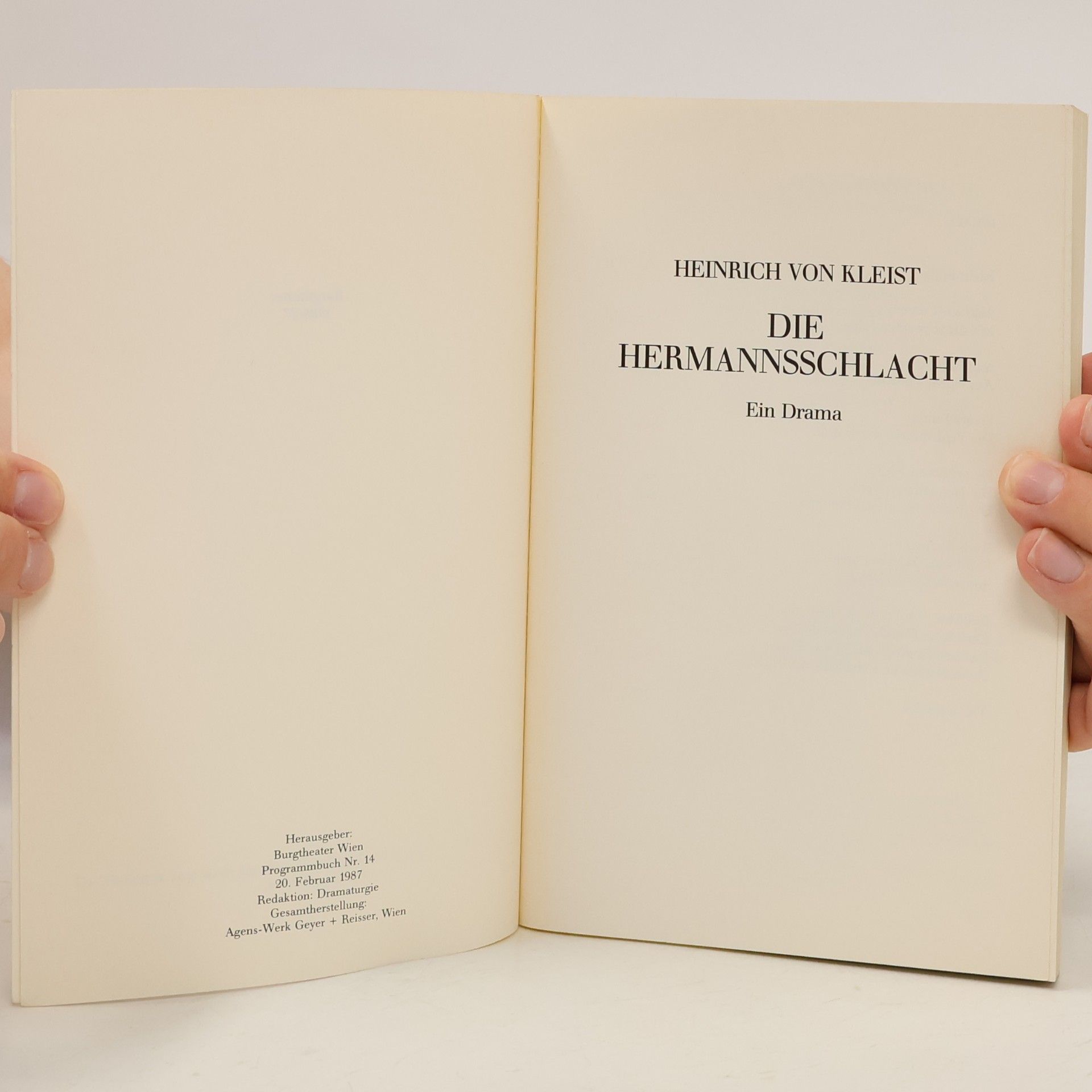 Heinrich von Kleist Die Hermannschlacht