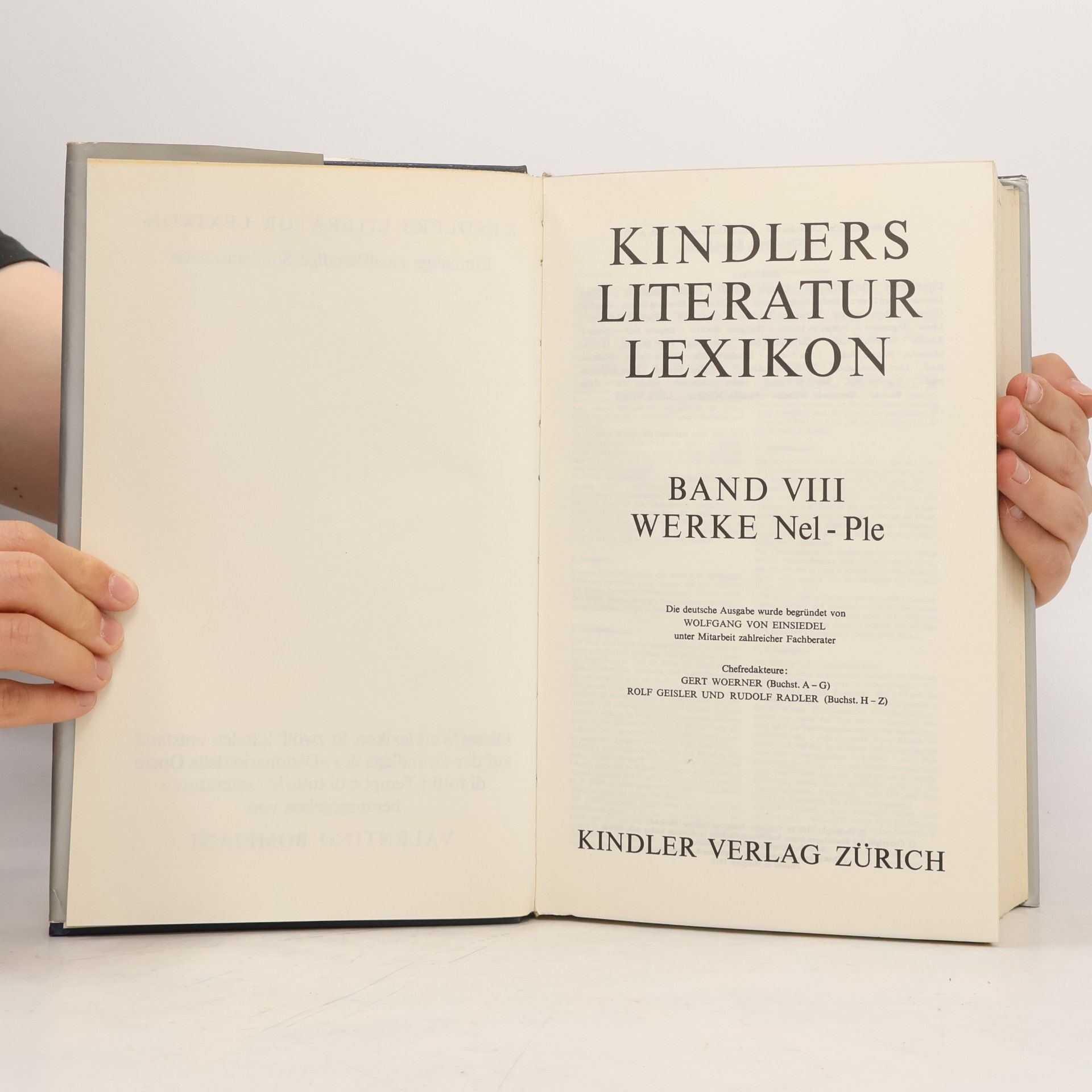 Autorenkollektiv Kindlers Literatur Lexikon VIII. Nel-Ple