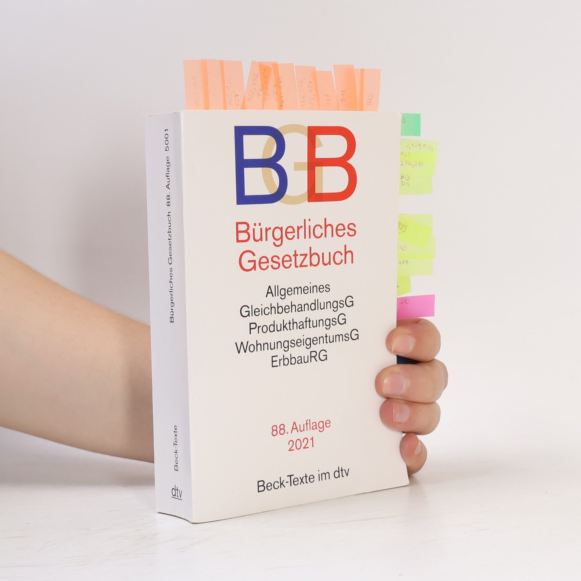 Kolektiv autorů BGB-Bürgerliches Gesetzbuch, 88.Auflage, 5001