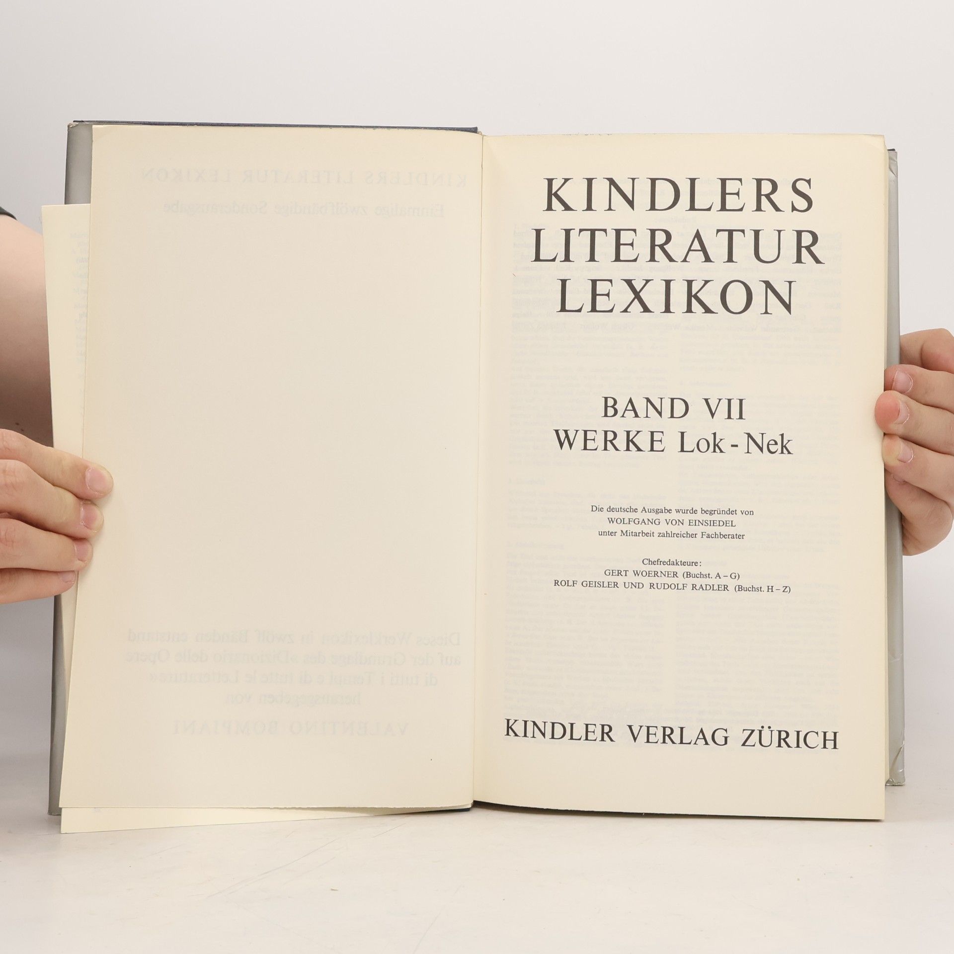 Autorenkollektiv Kindlers Literatur Lexikon: Band VII