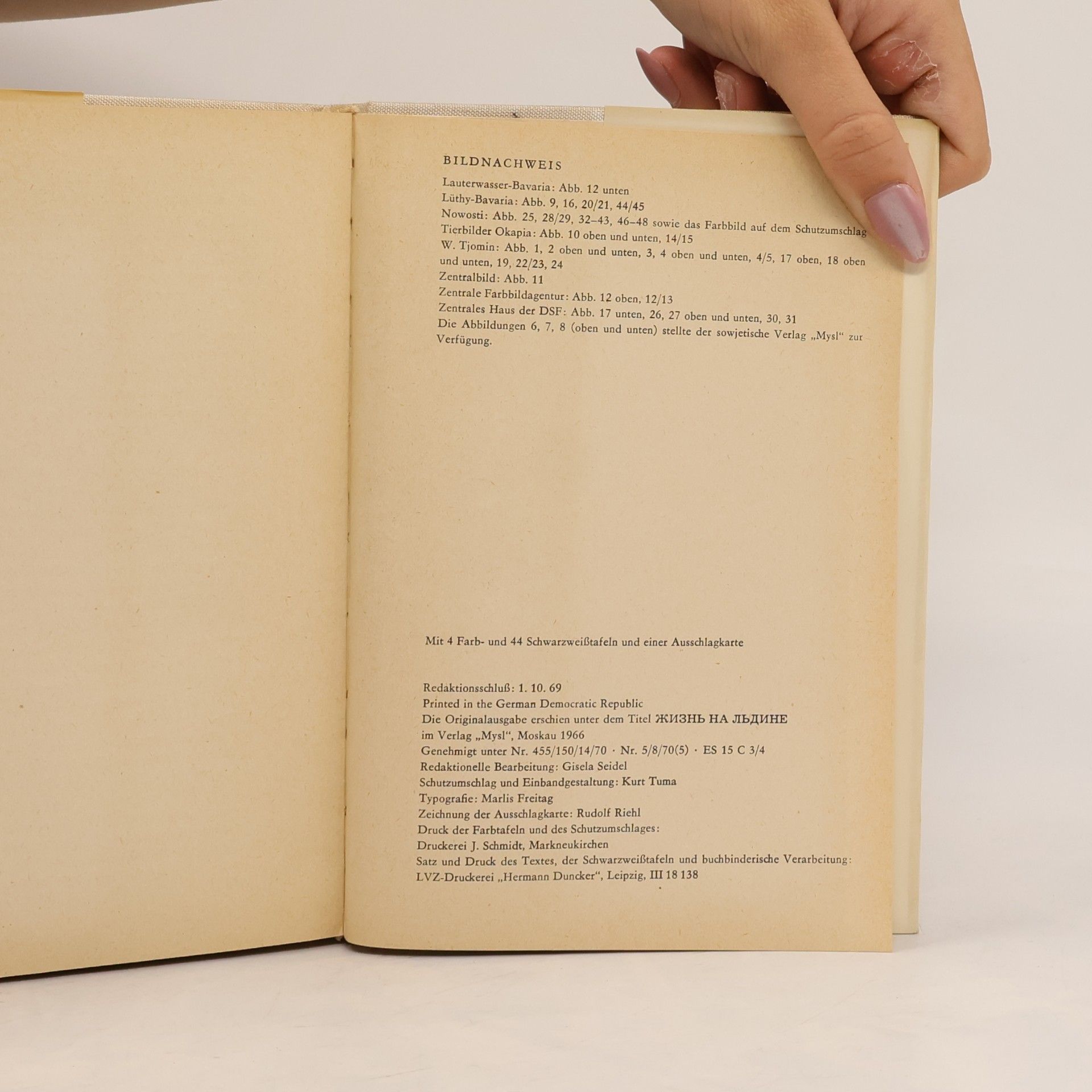 Ivan D. Papanin Drift auf der Eisscholle