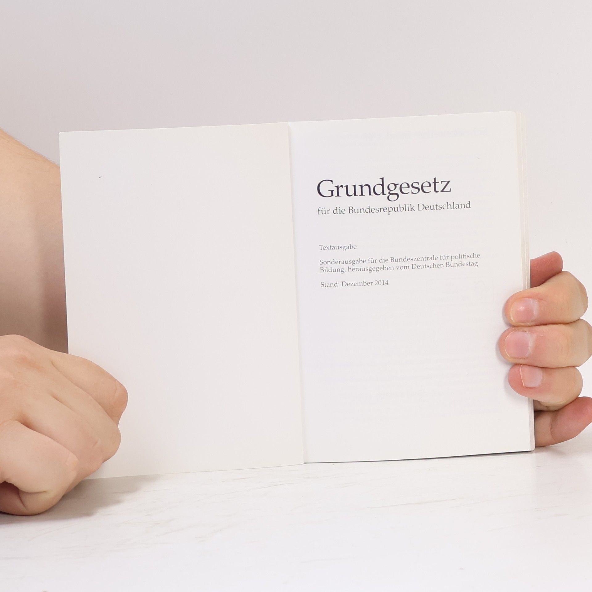 Various authors Grundgesetz für die Bundesrepublik Deutschland
