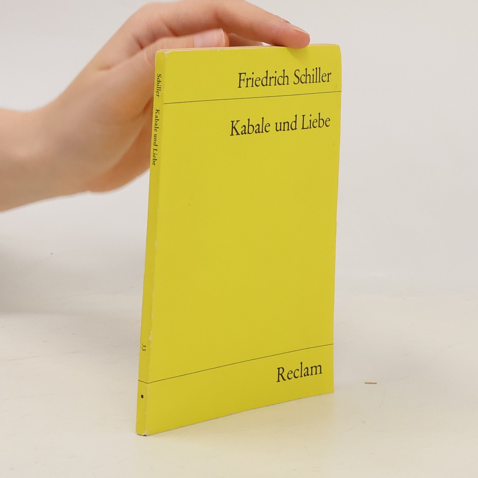 Friedrich Schiller Kabale und Liebe
