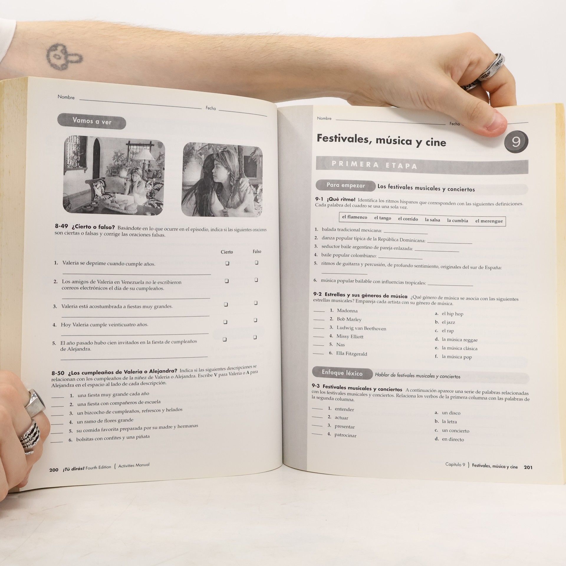 Nuria Alonso-García Activities Manual for ¡Tú Dirás!, 4th