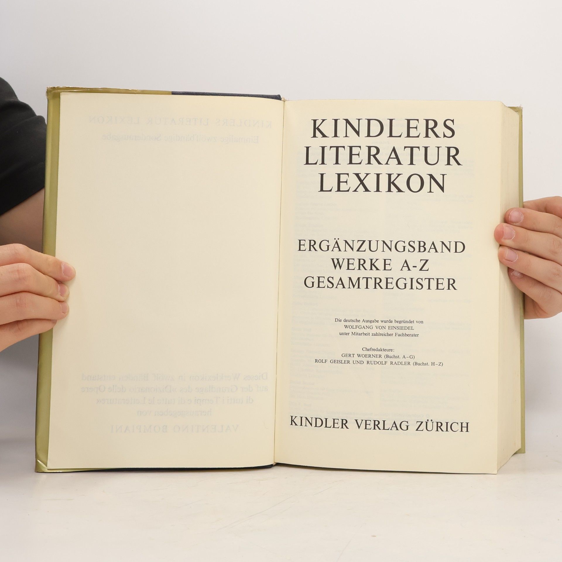 Autorenkollektiv Kindlers Literatur Lexikon. XII. Nachträge und Register