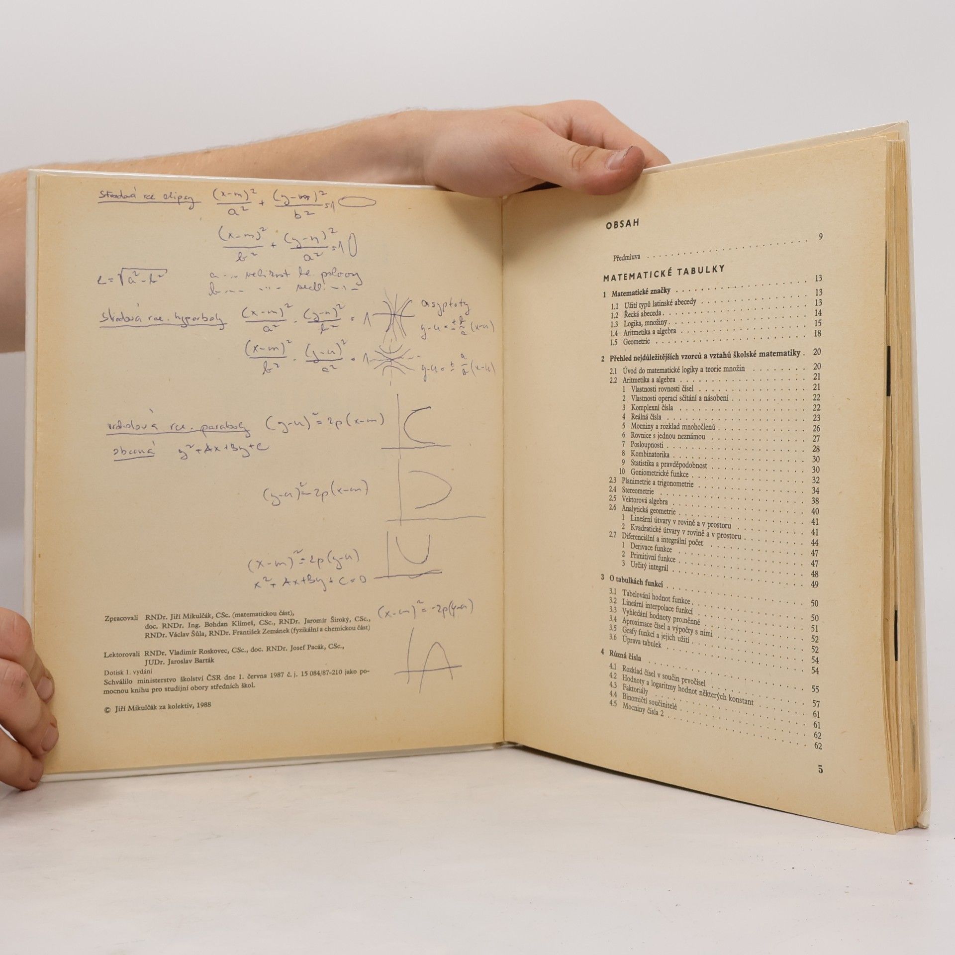 Auteurscollectief Matematické, fyzikální a chemické tabulky pro střední školy