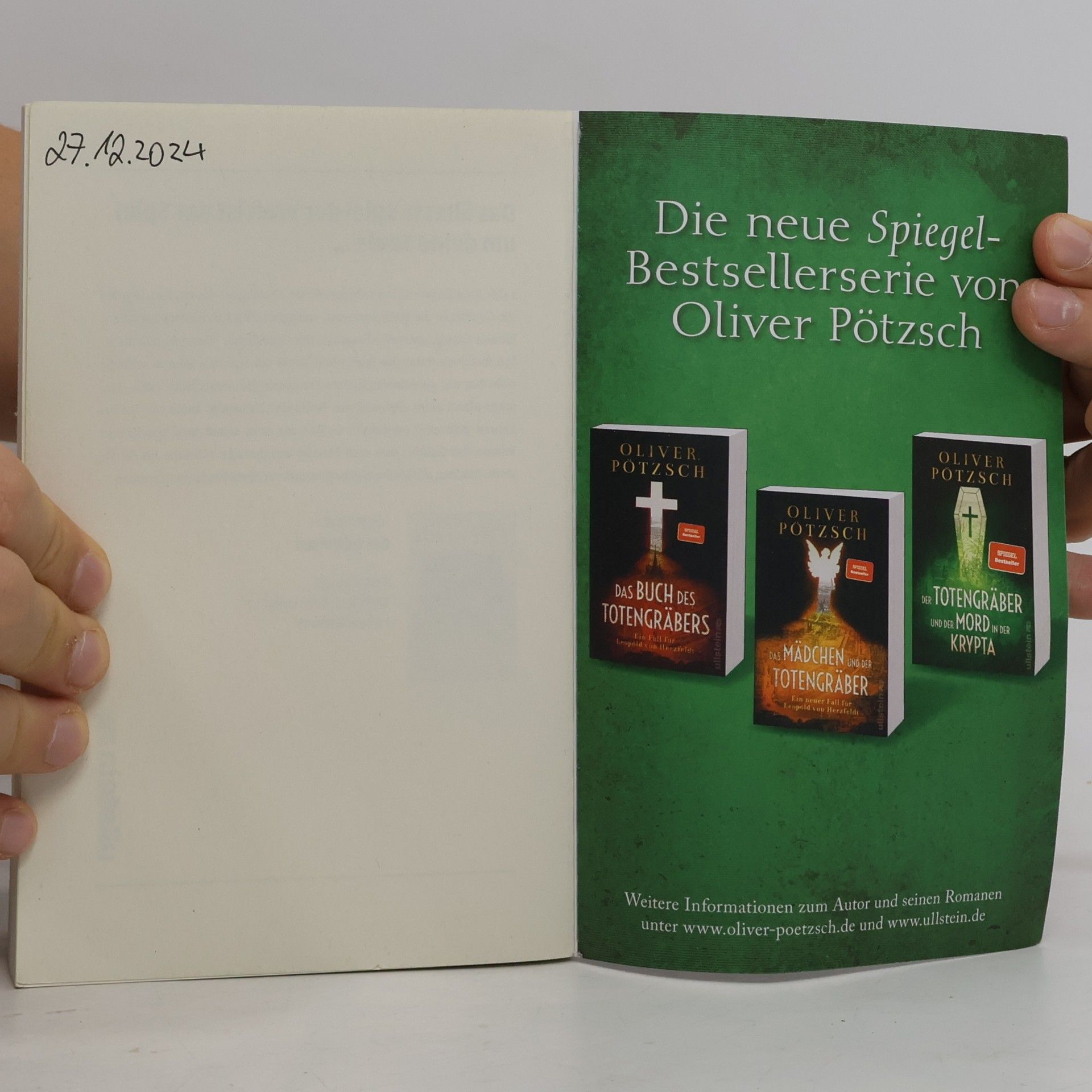 Oliver Pötzsch Die Henkerstochter und das Vermächtnis des Henkers / Die Henkerstochter-Saga Bd.10