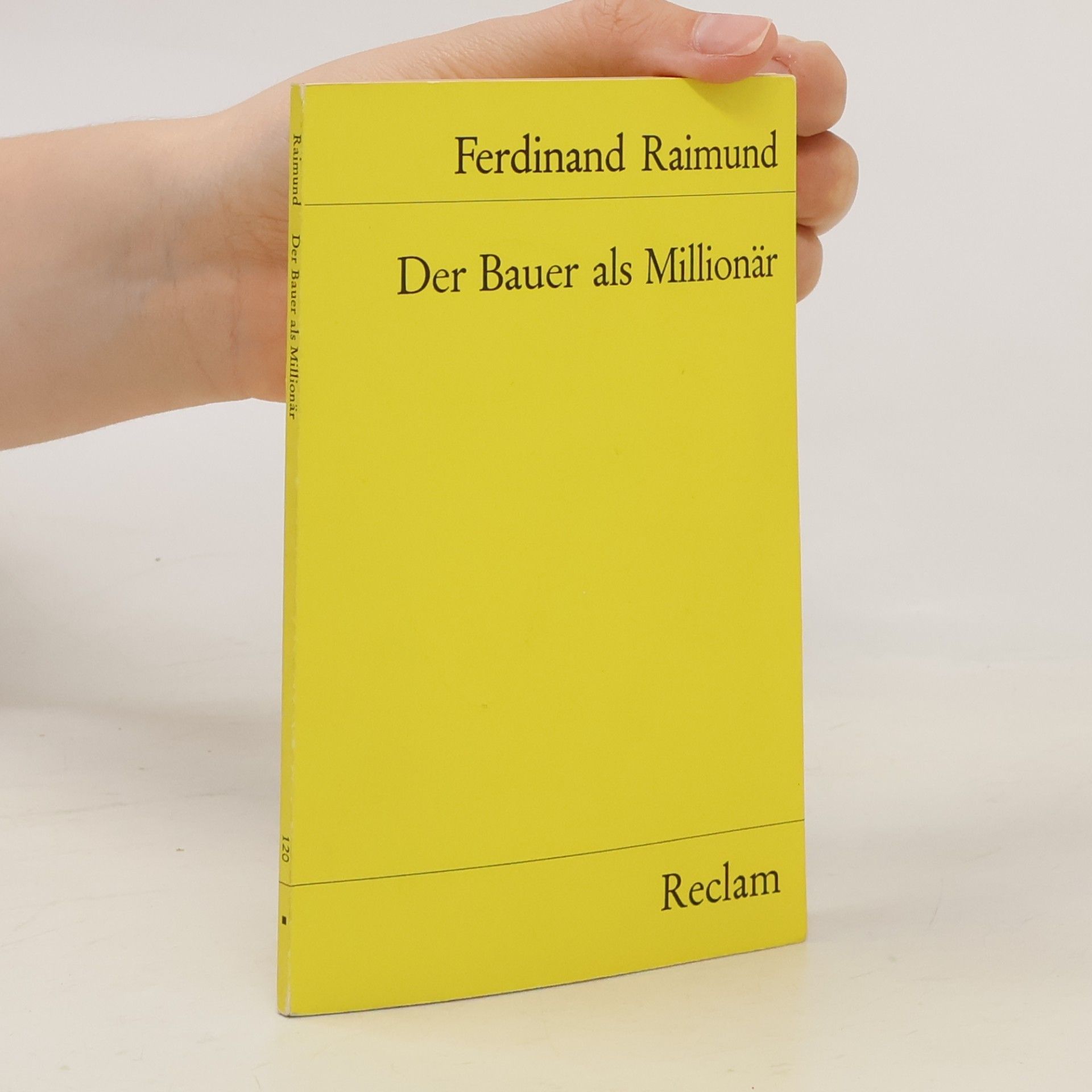 Ferdinand Raimund Der Bauer als Millionär