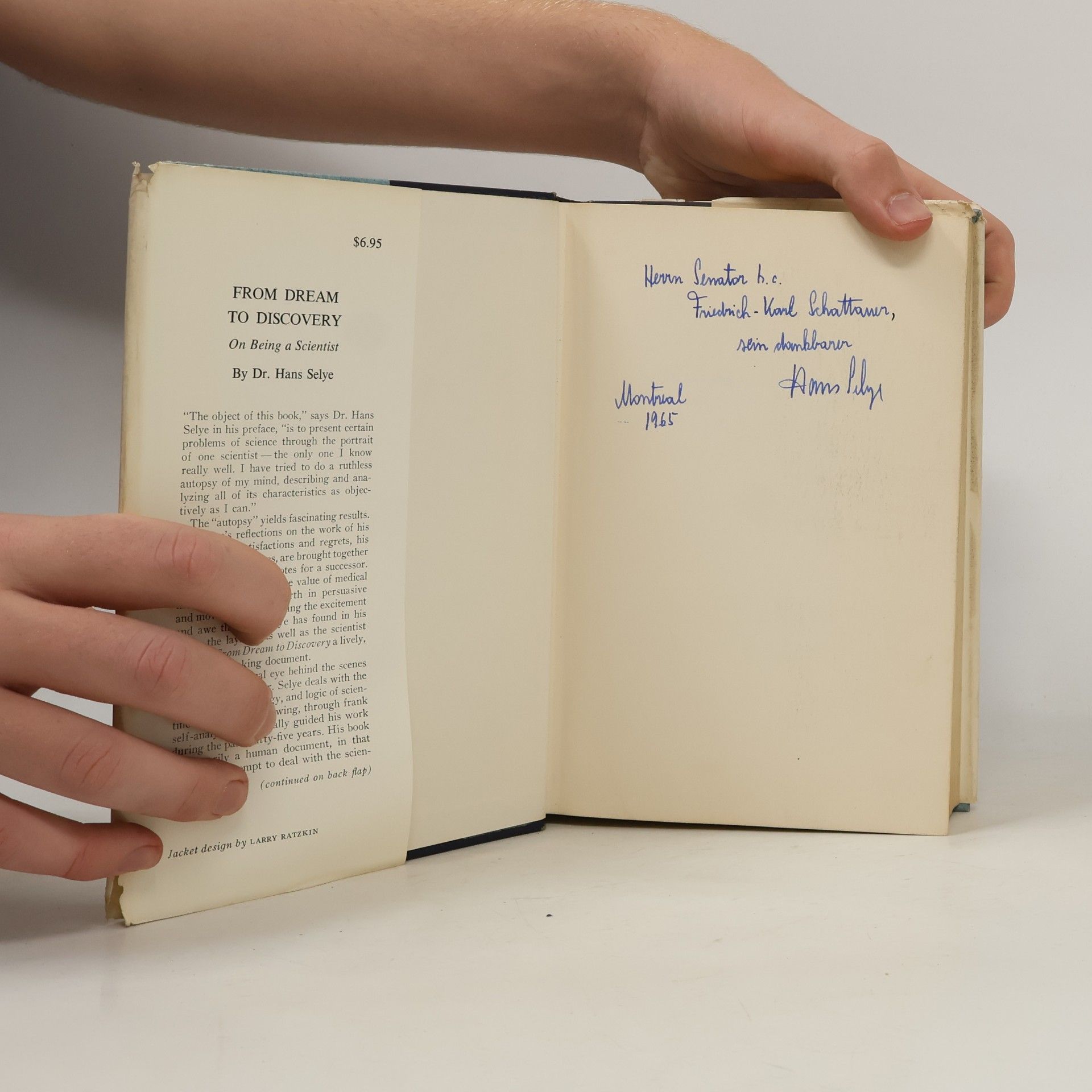 Hans Selye From dream to discovery : on being a scientist