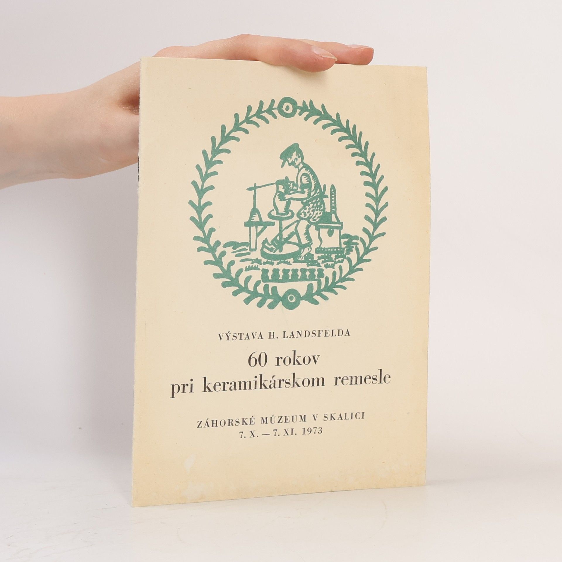 Heřman Landsfeld 60 rokov pri keramikárskom remesle