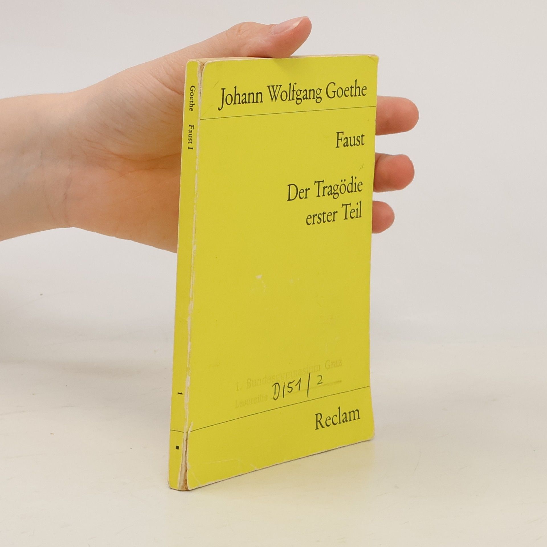 Johann Wolfgang von Goethe Faust : der Tragödie Erster teil