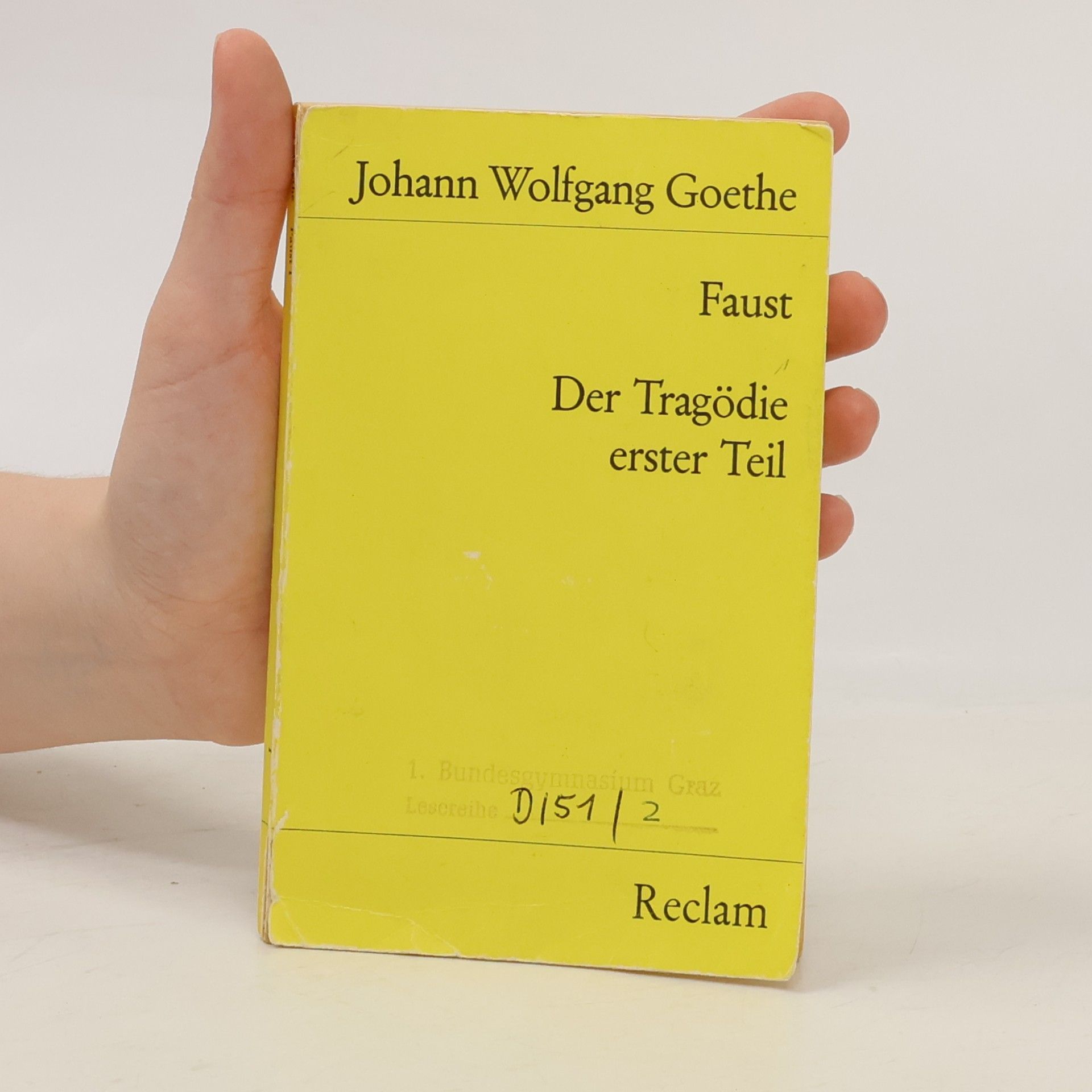 Johann Wolfgang von Goethe Faust : der Tragödie Erster teil