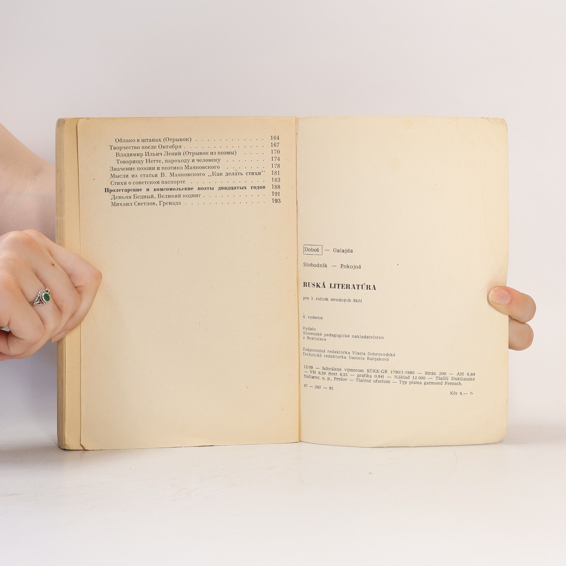 Kolektív autorov Ruská literatúra pre 3. ročník stredných škôl