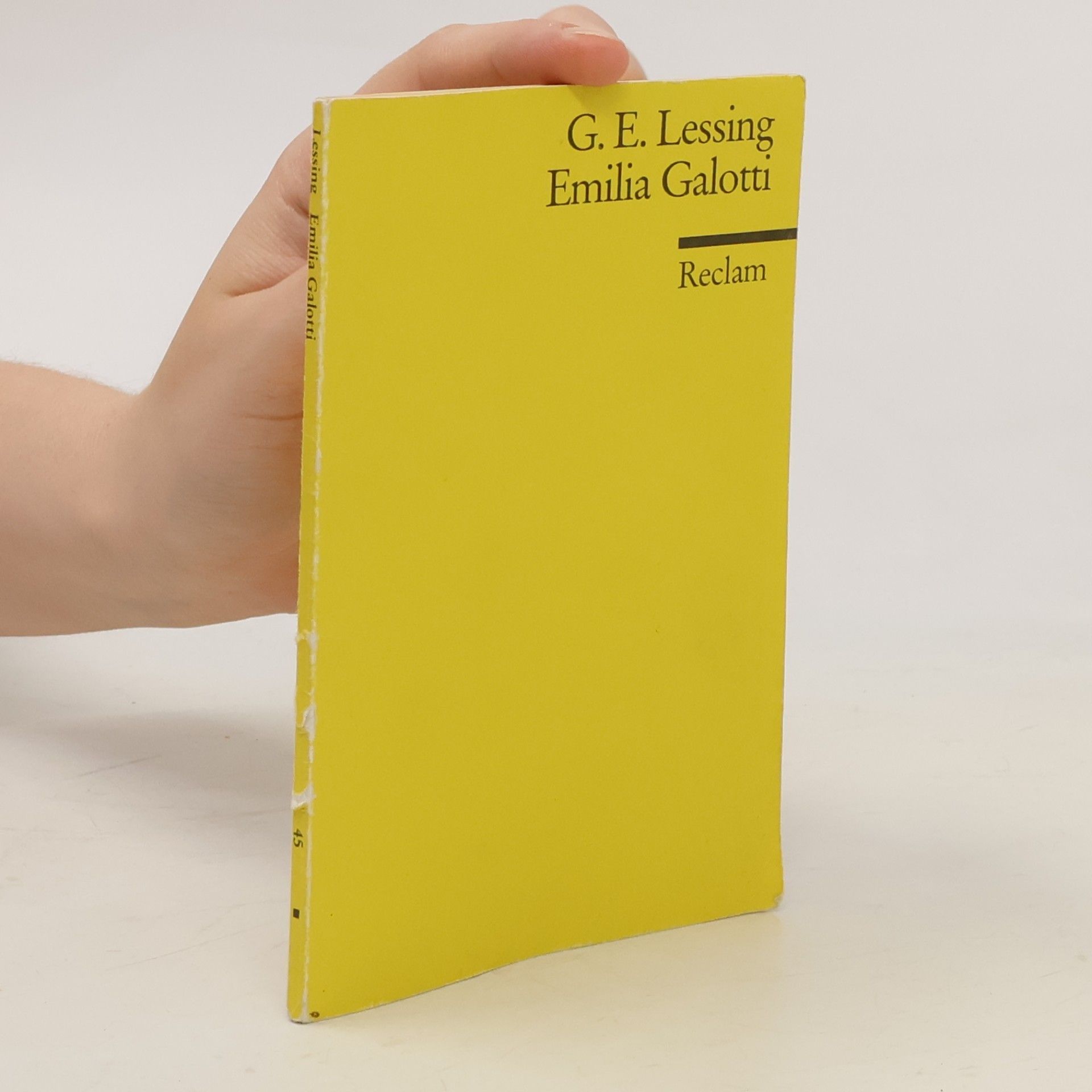 Gotthold Ephraim Lessing Emilia Galotti