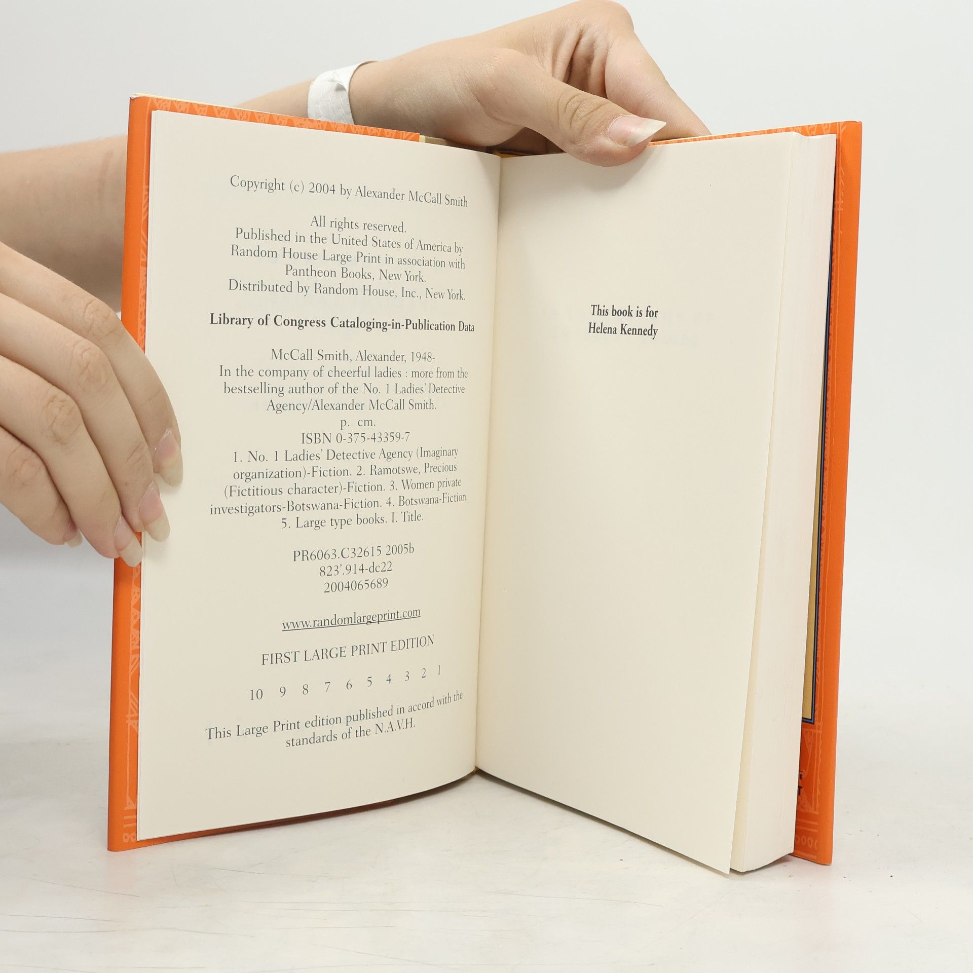 Alexander McCall Smith No. 1 Ladies' Detective Agency - 6: In the Company of Cheerful Ladies
