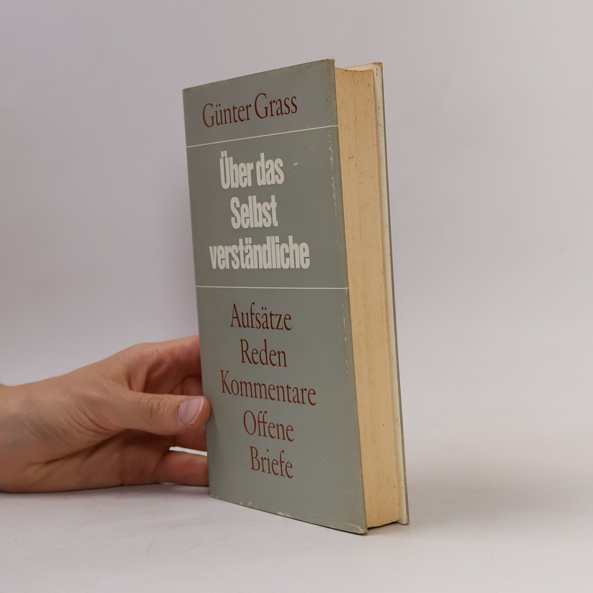 Günter Grass Über das Selbst verständliche