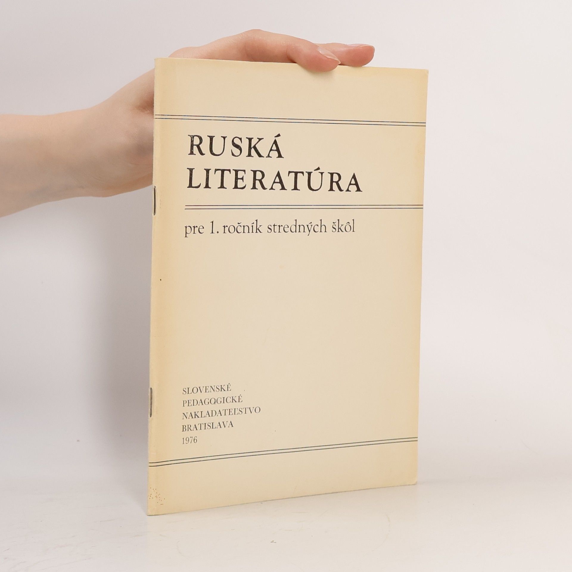 Auteurscollectief Ruská literatúra