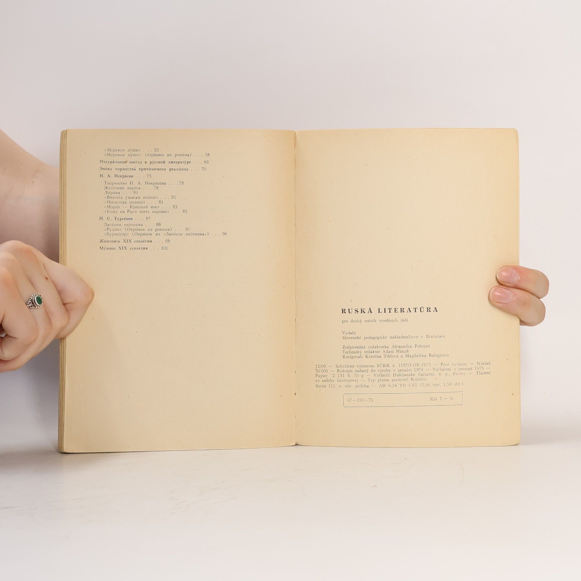 Auteurscollectief Ruská literatúra pre 2. ročník stredných škôl