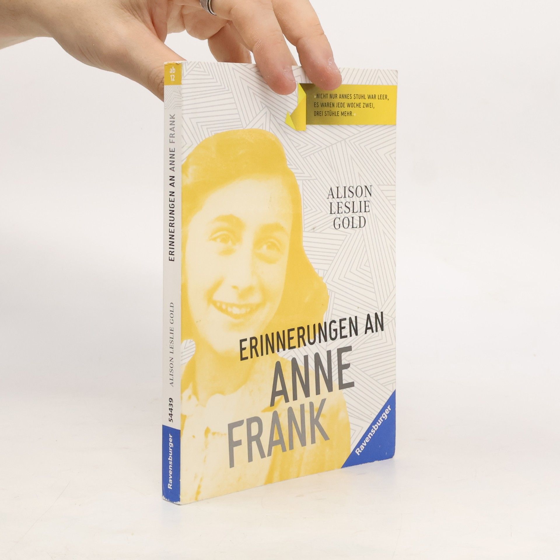 Alison Leslie Gold Erinnerungen an Anne Frank
