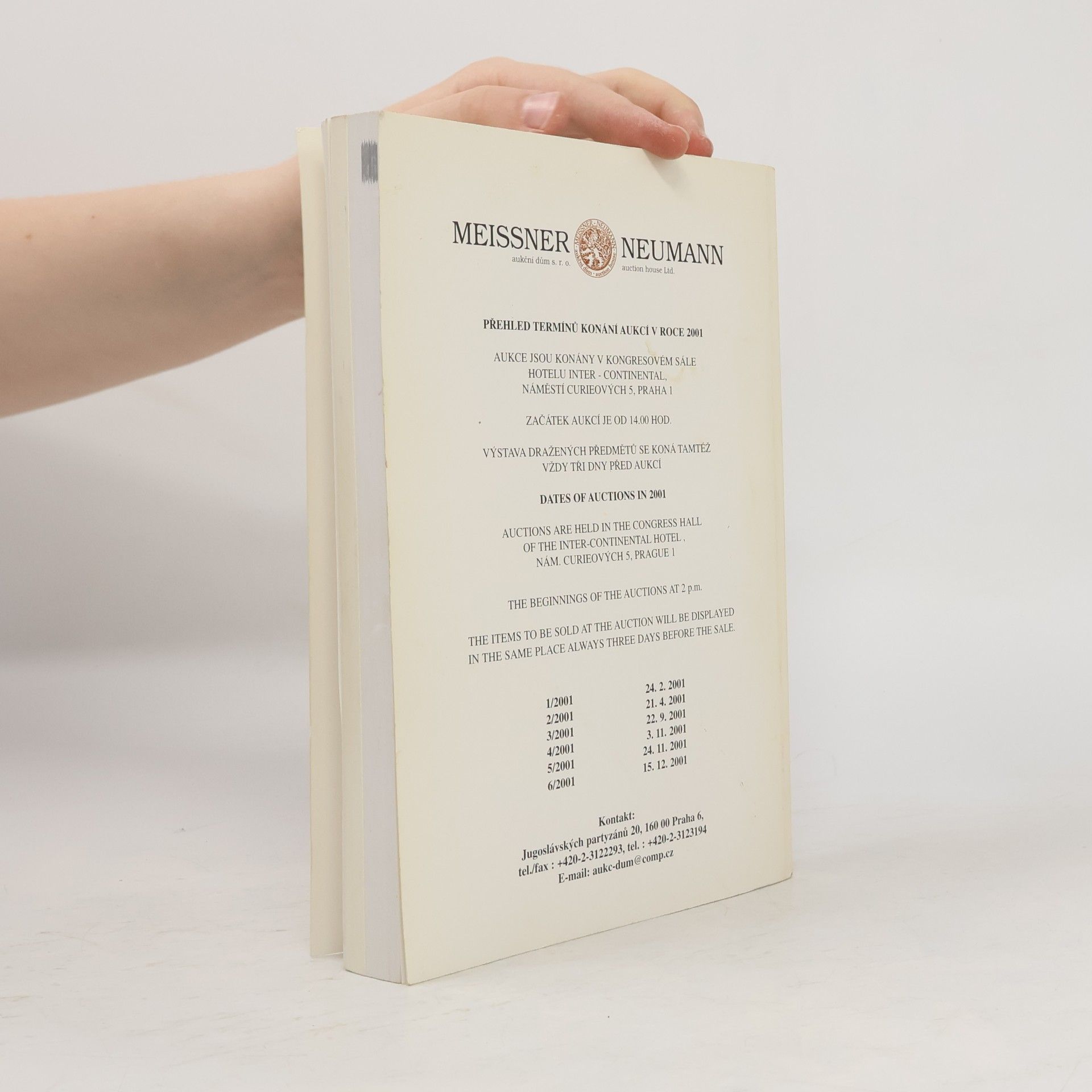 Autorenkollektiv Aukční katalog 5/2000