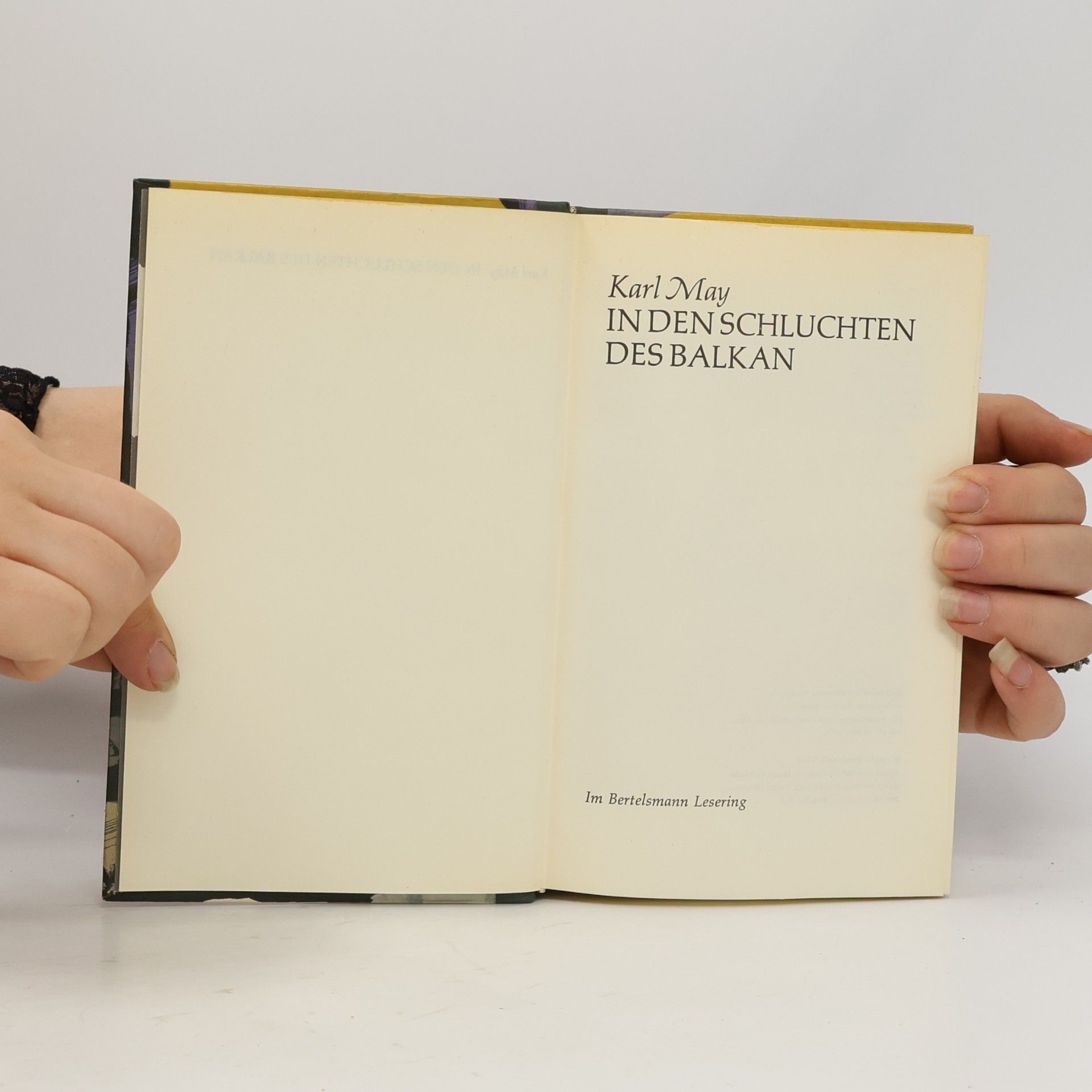 Karl May In den Schluchten des Balkans