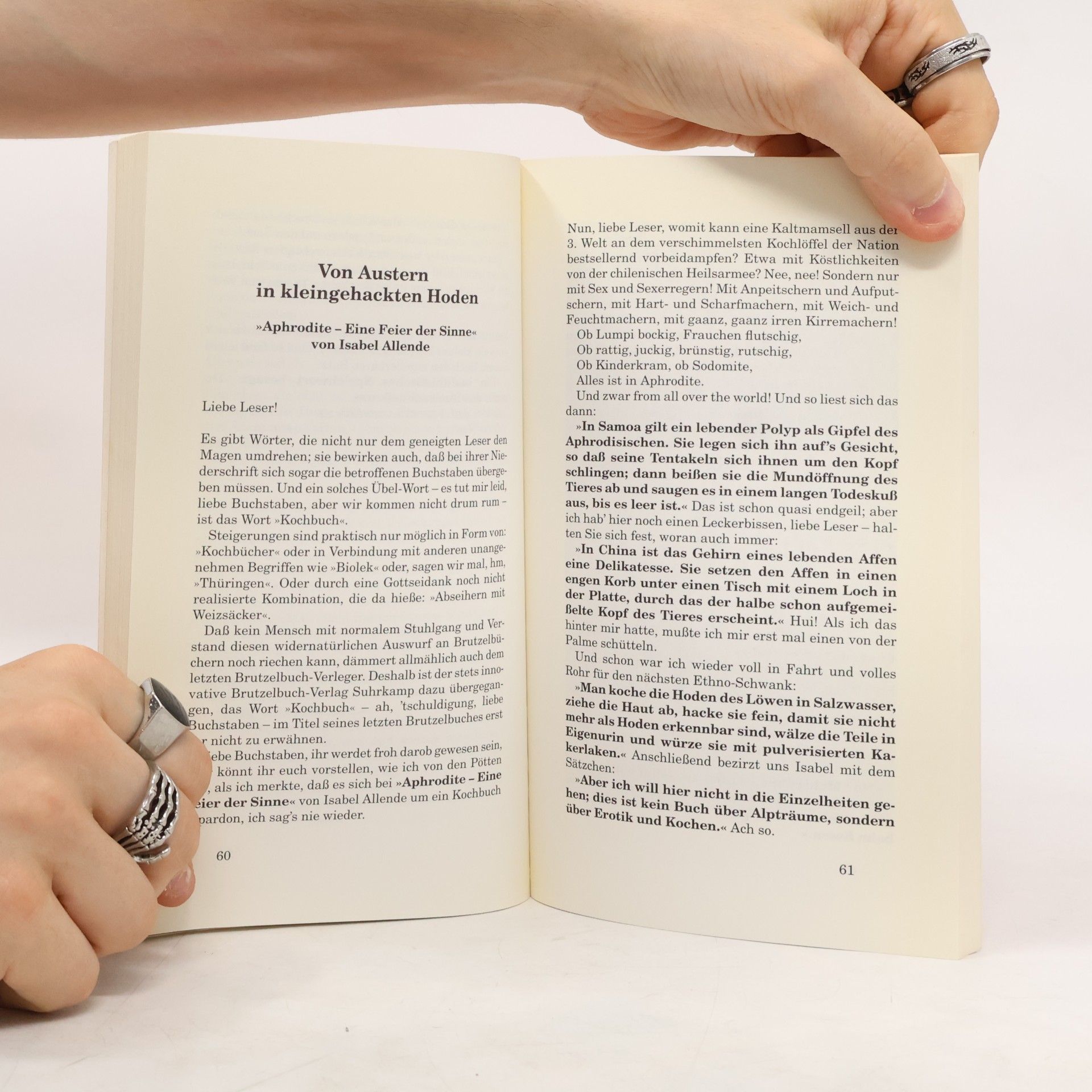 Wolfgang Nitschke Eine literarische Schlachtplatte