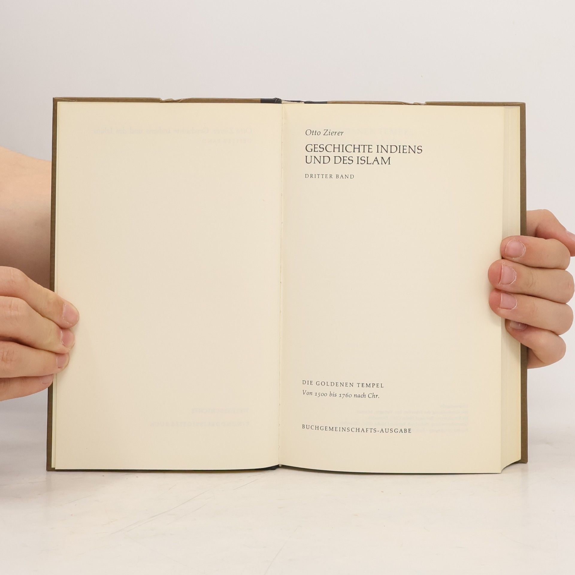 Otto Zierer Weltgeschichte 31. Geschichte Indiens und des Islam 3