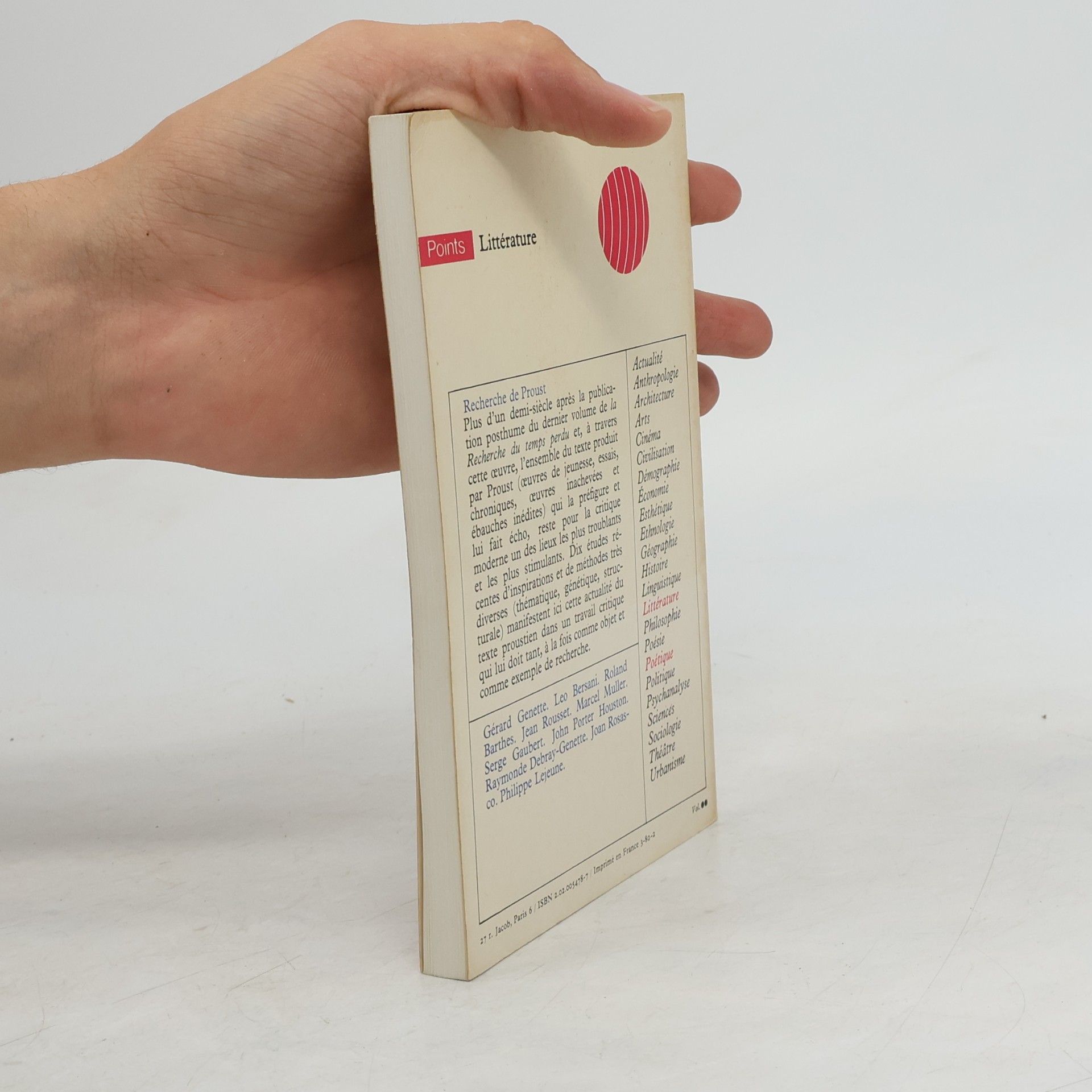 Collectif d'auteurs Recherche de Proust