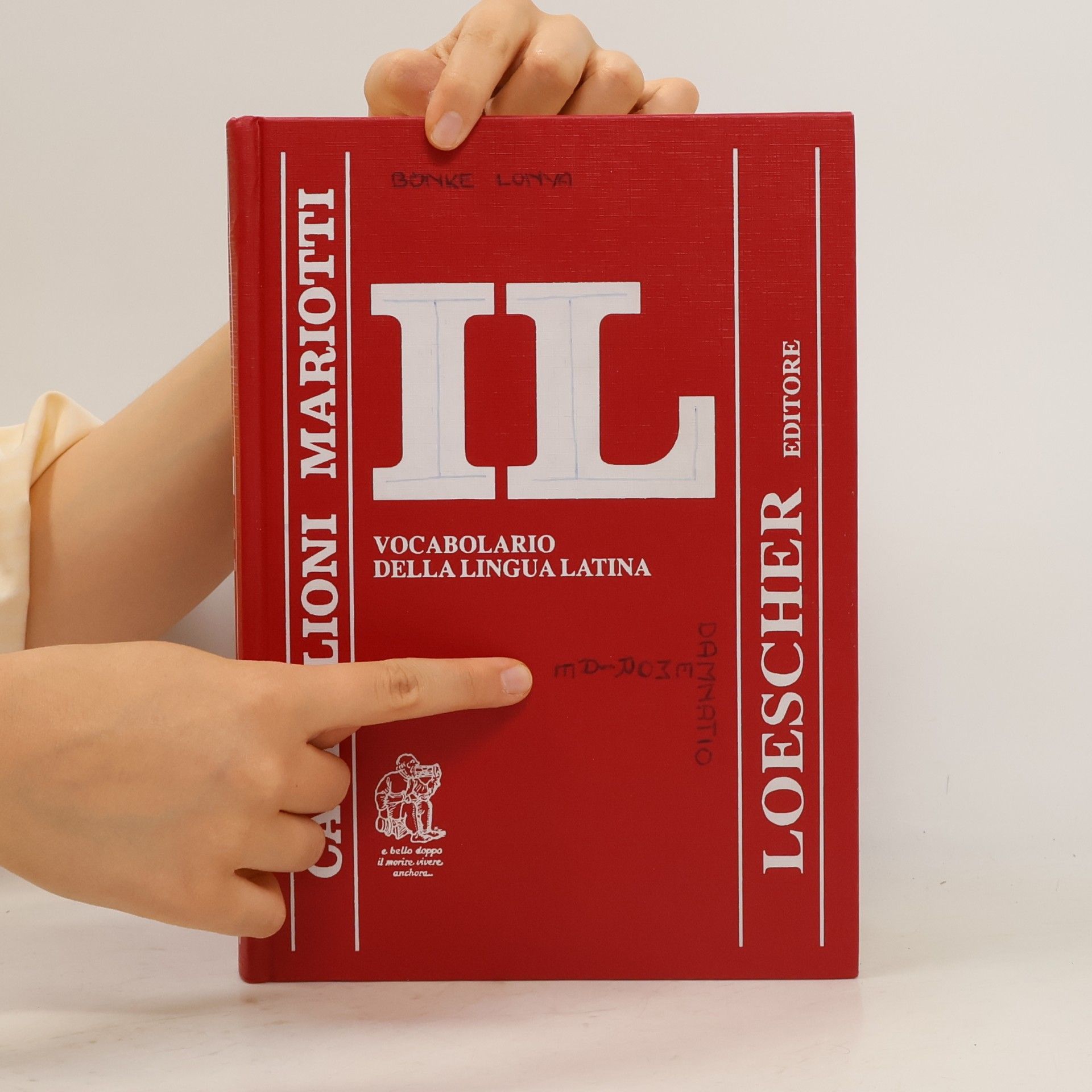 Luigi Castiglioni IL. Vocabolario della lingua latina nuova edizione con appendice antiquaria