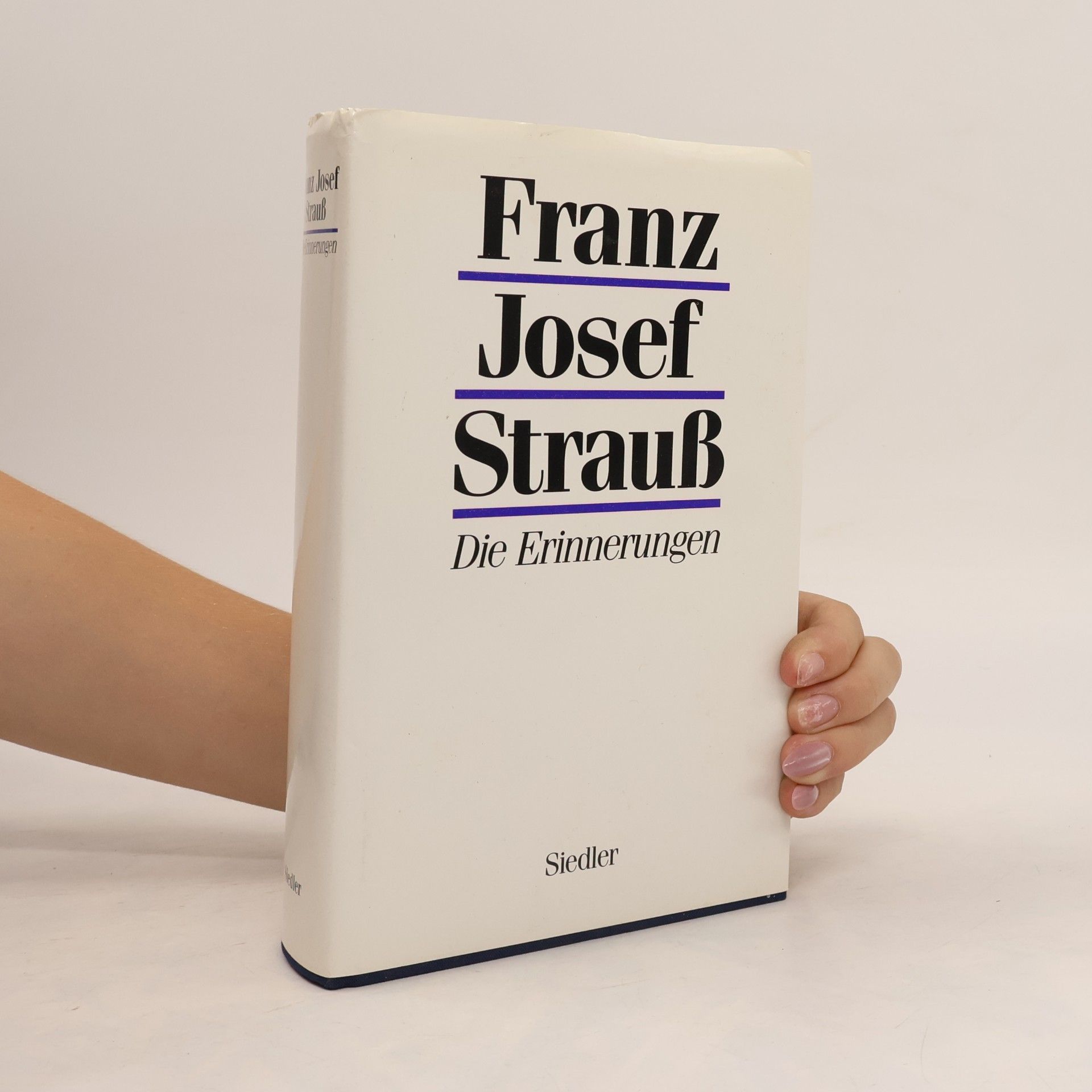 Franz Josef Strauß Die Erinnerungen