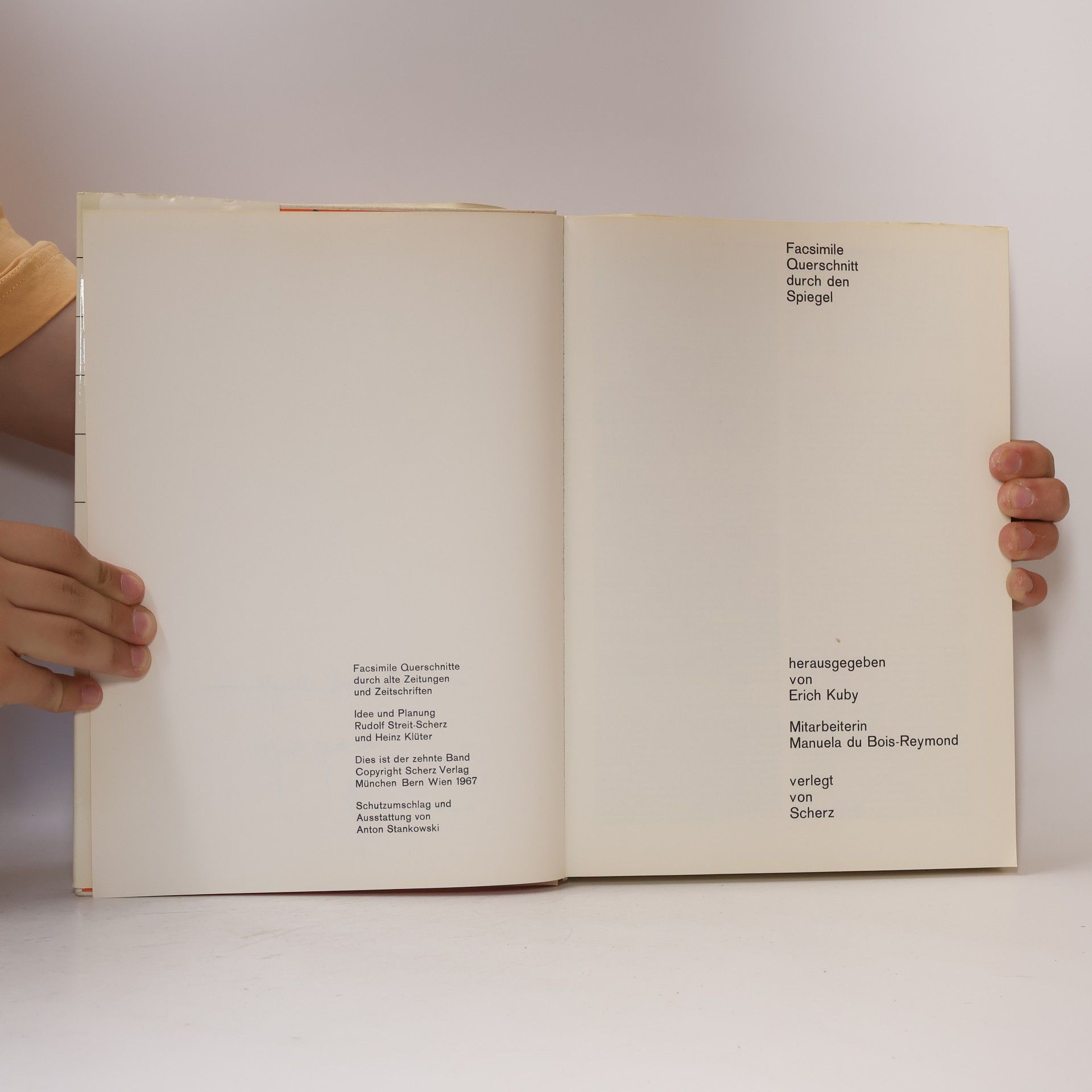 Collectif d'auteurs Facsimilie Quer schnitt