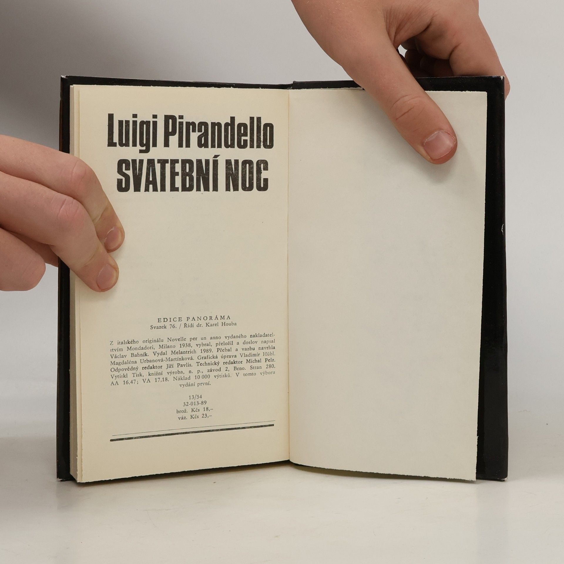 Luigi Pirandello Svatební noc