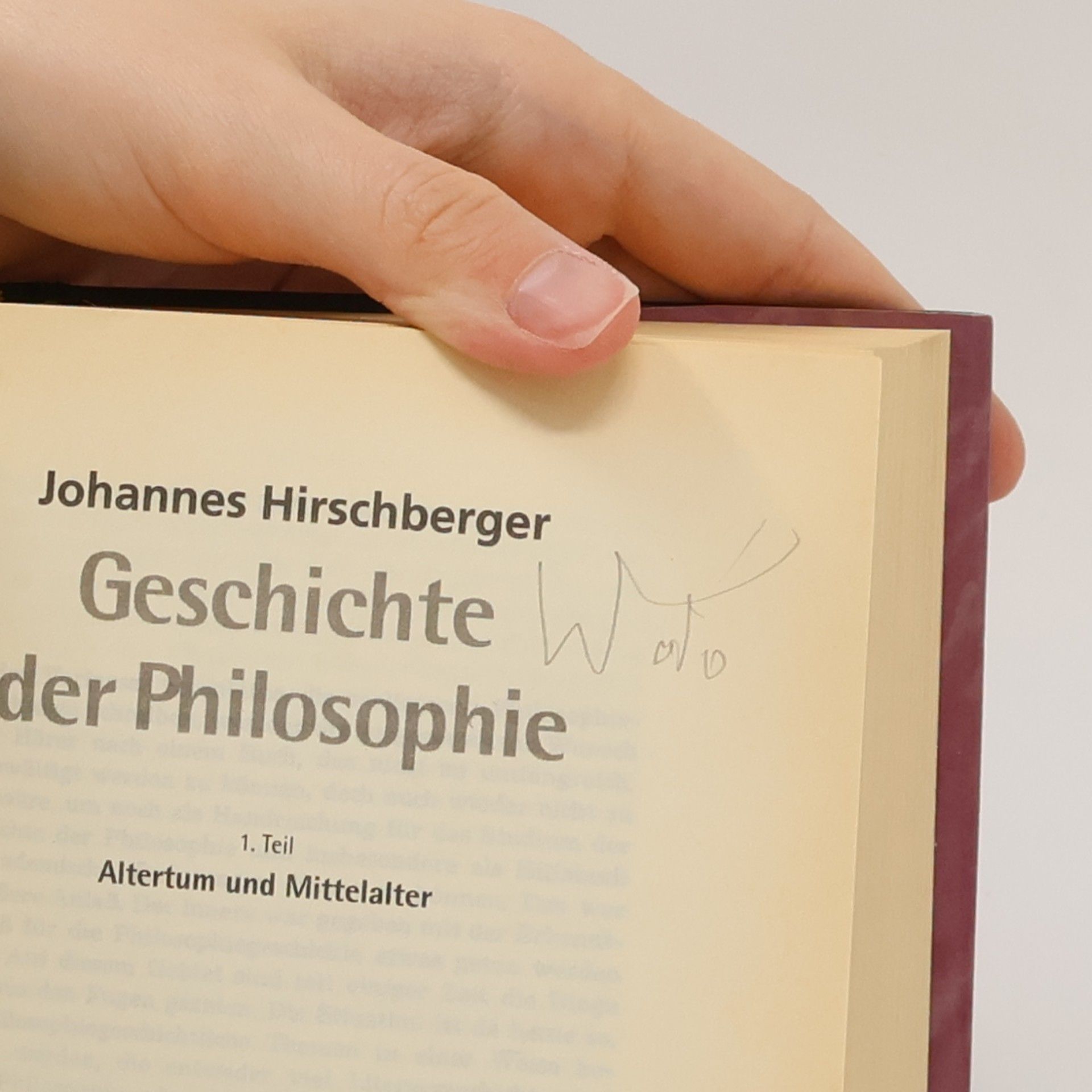 Johannes Hirschberger Geschichte der Philosophie