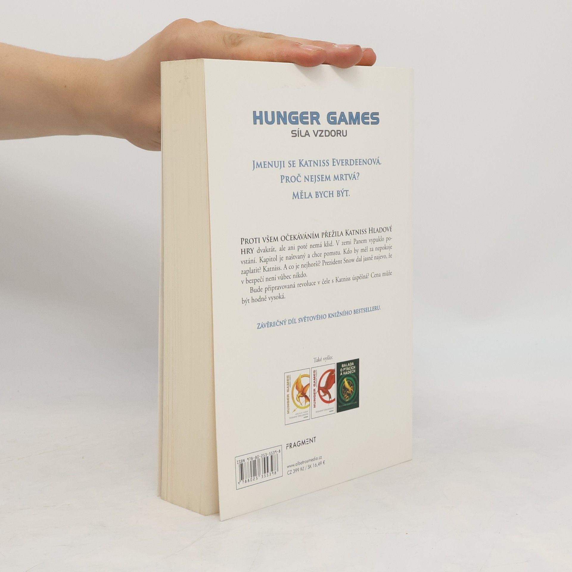 Suzanne Collins Hunger Games Síla vzdoru