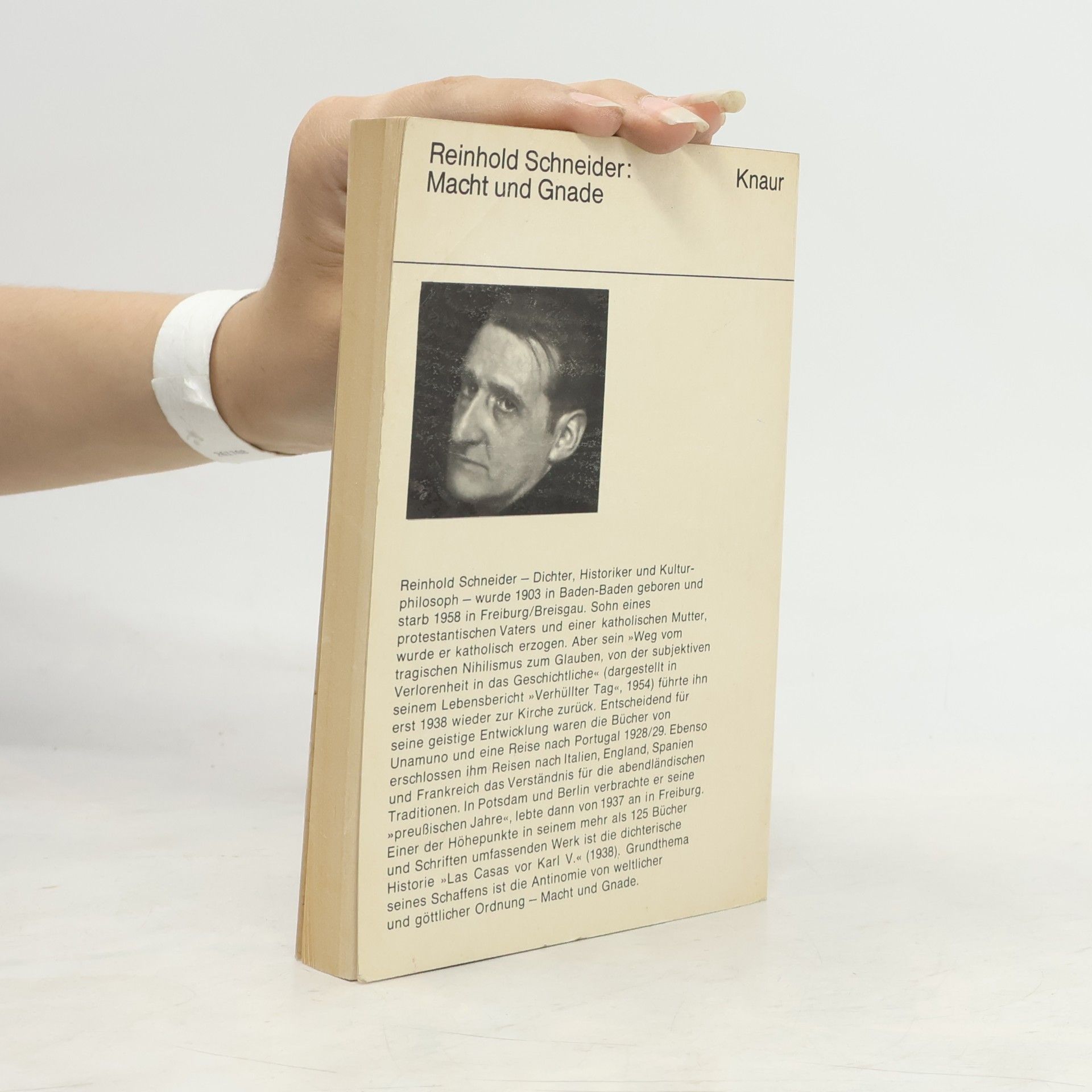 Reinhold Schneider Macht und Gnade