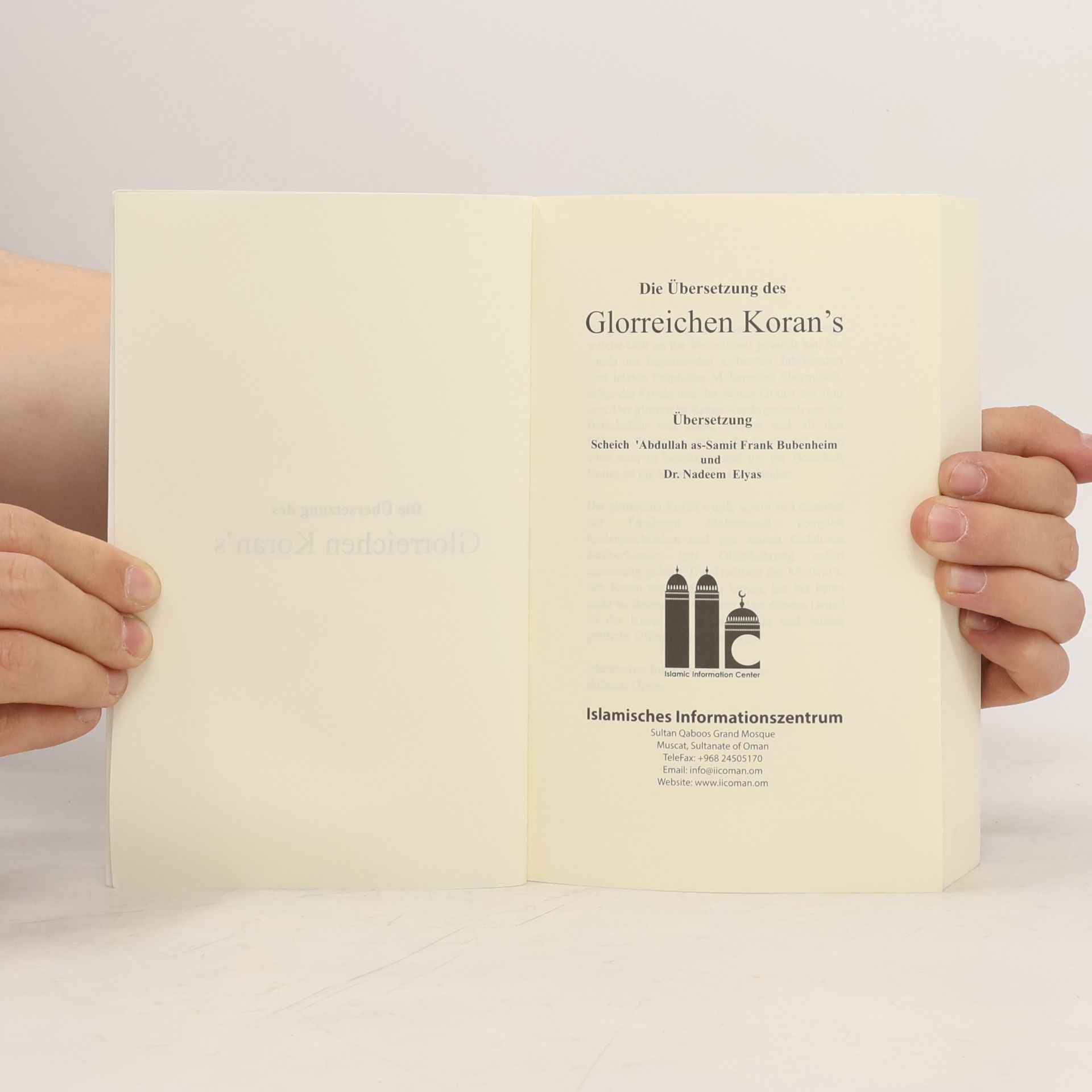 Kolektiv autorů Die Übersetzung des Glorreichen Koran's