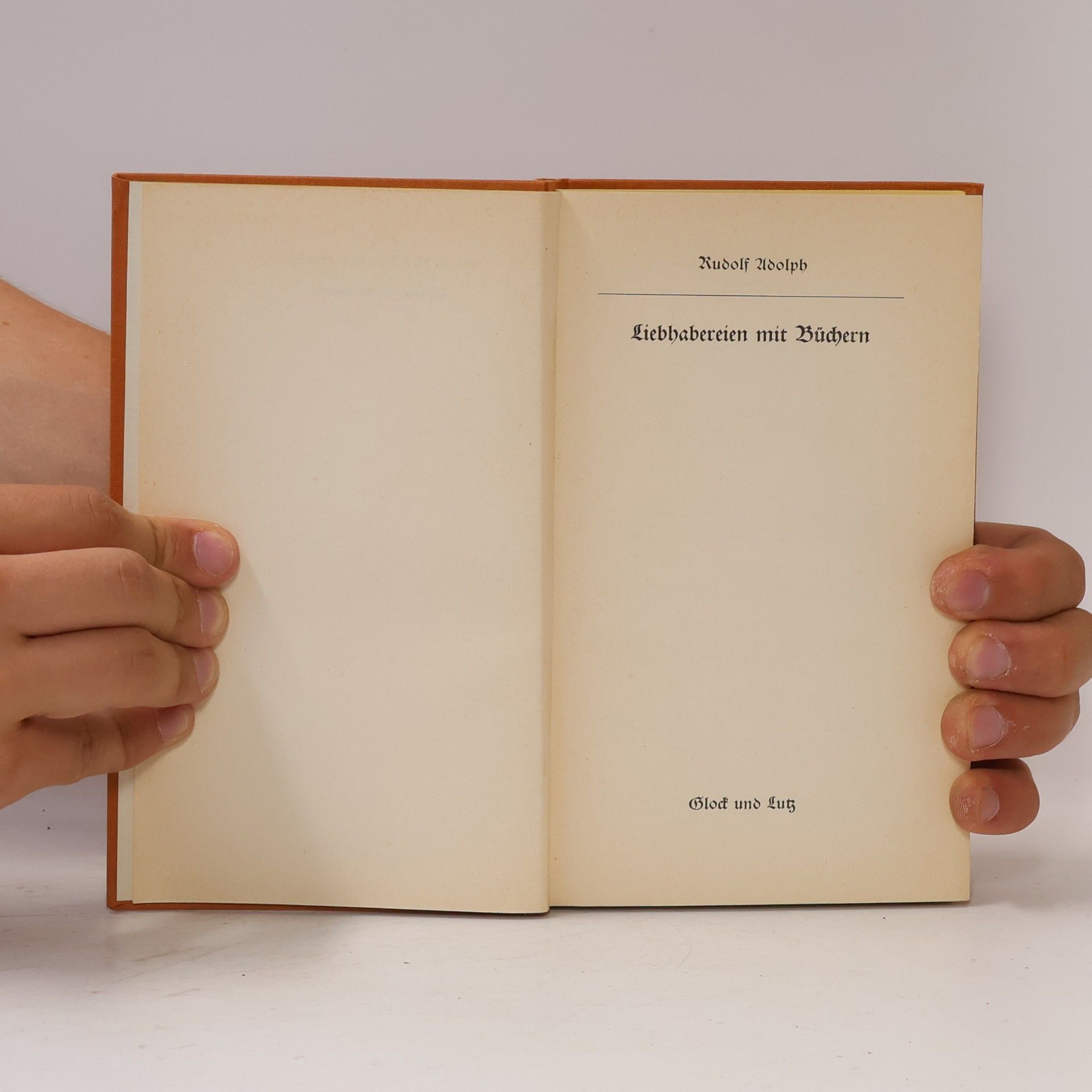 Rudolf Adolph Liebhabereien mit Büchern (číslovaný výtisk)