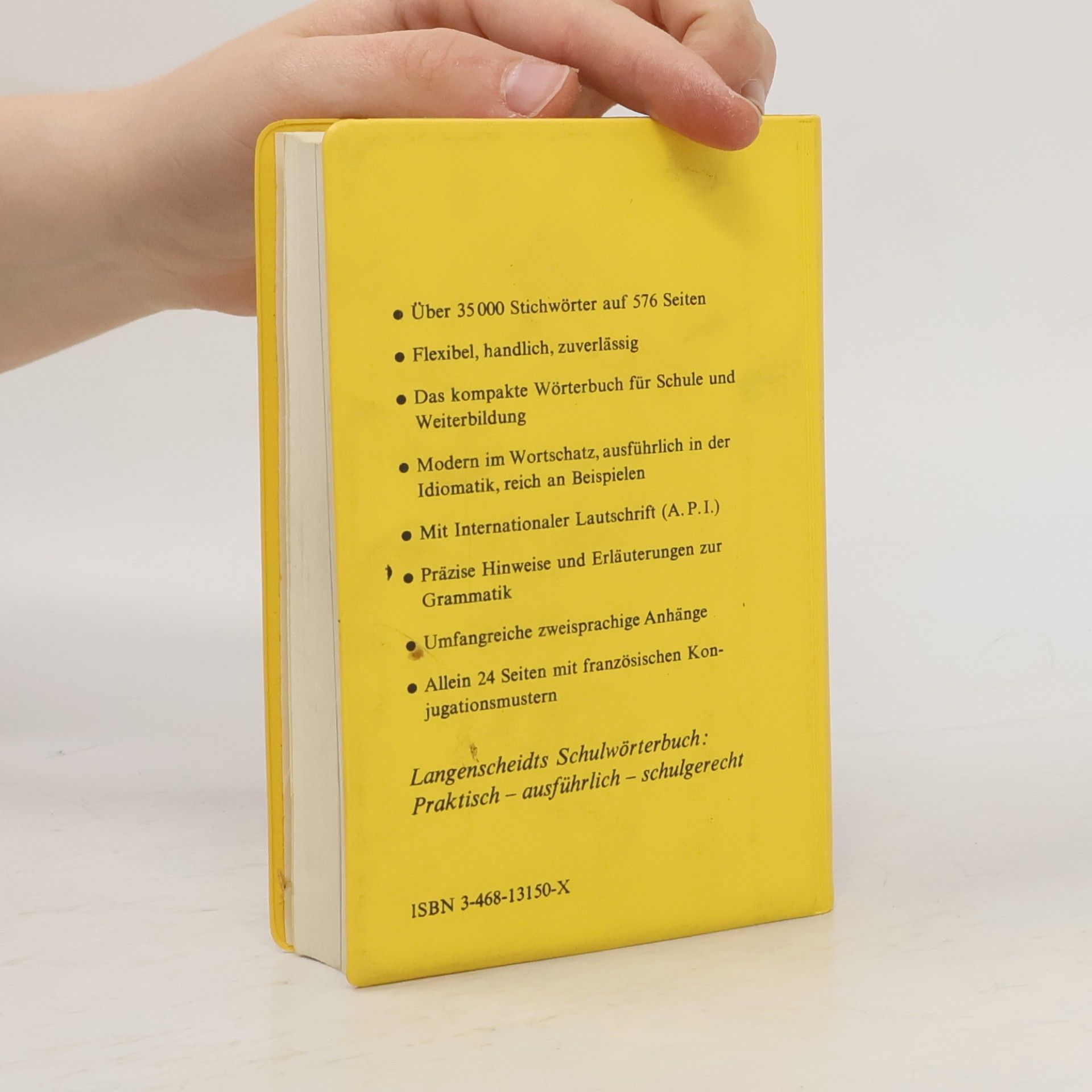 Paul Hartig Langenscheidts schulwörterbuch französisch: Französisch-deutsch, deutsch-französisch