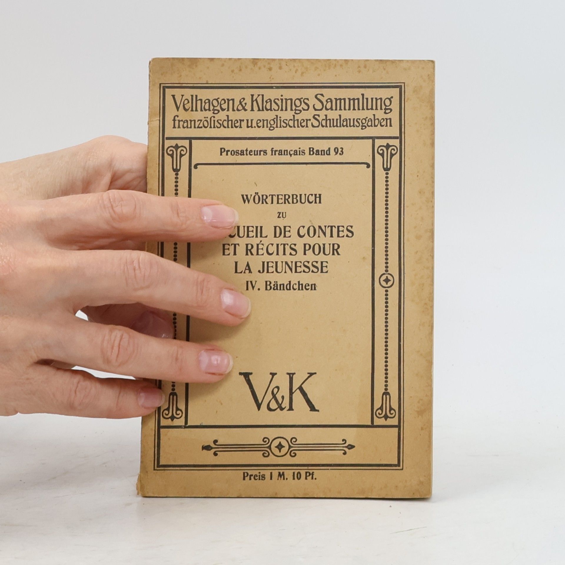 Autorenkollektiv Wörterbuch zu Recueil de Contes et Récits pour la jeunesse IV.
