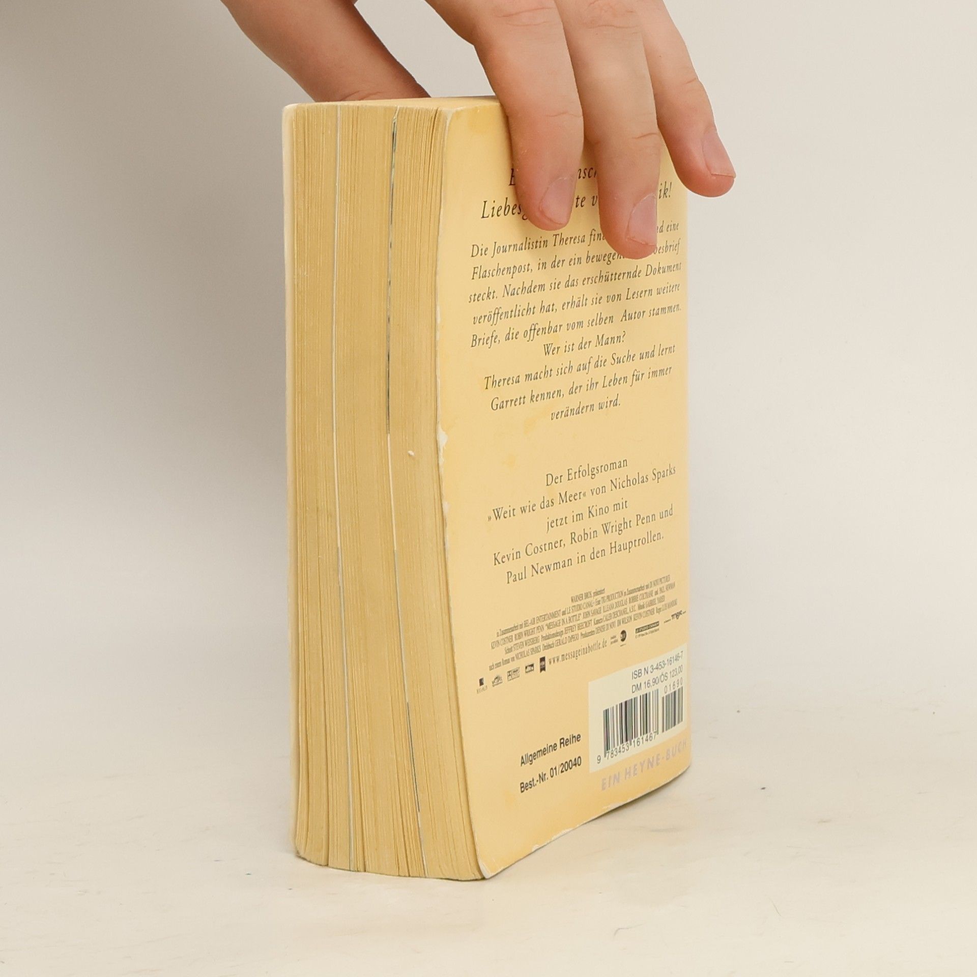 Nicholas Sparks Message in a Bottle. Weit wie das Meer