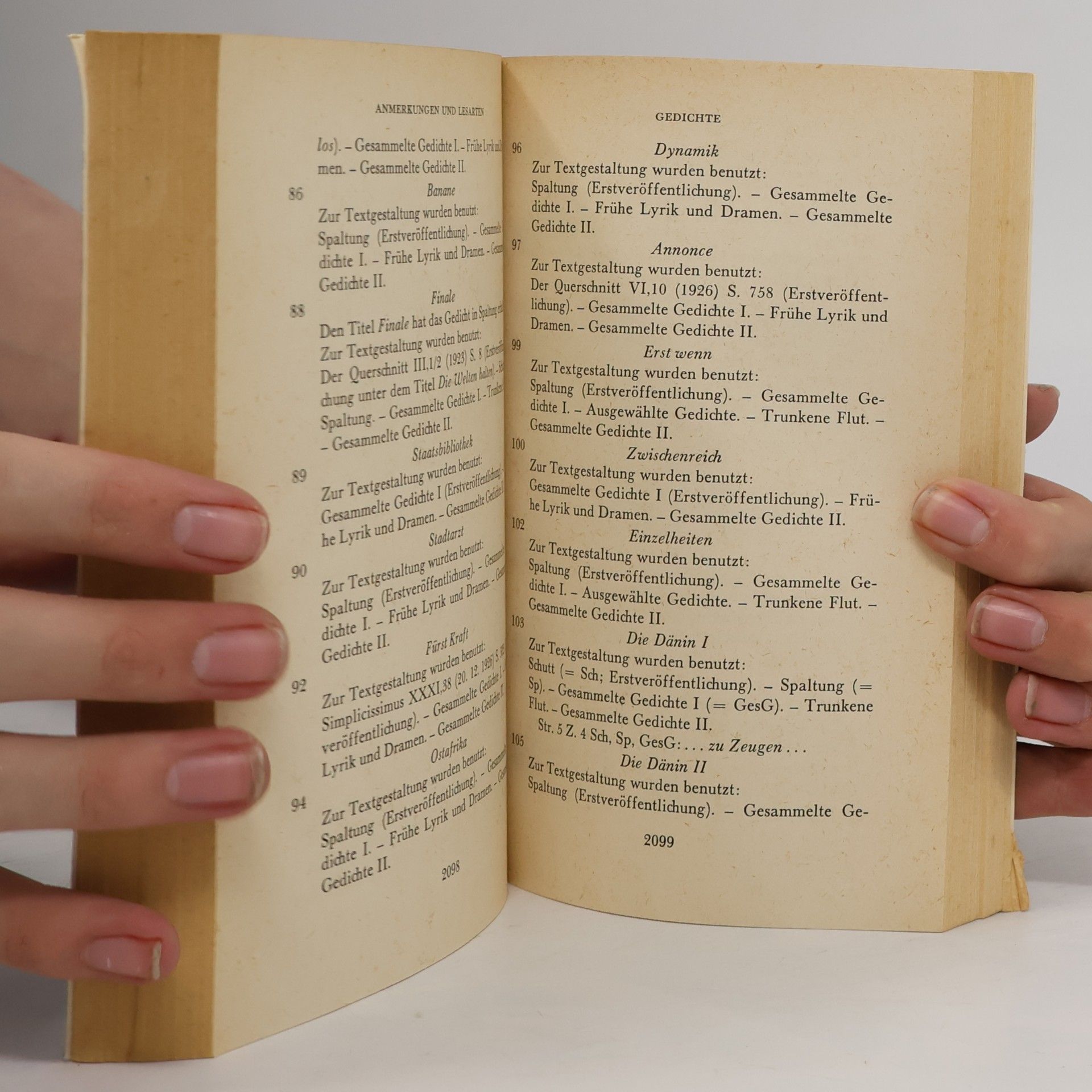 Gottfried Benn Gesammelte Werke 8. Autobiographische Schriften