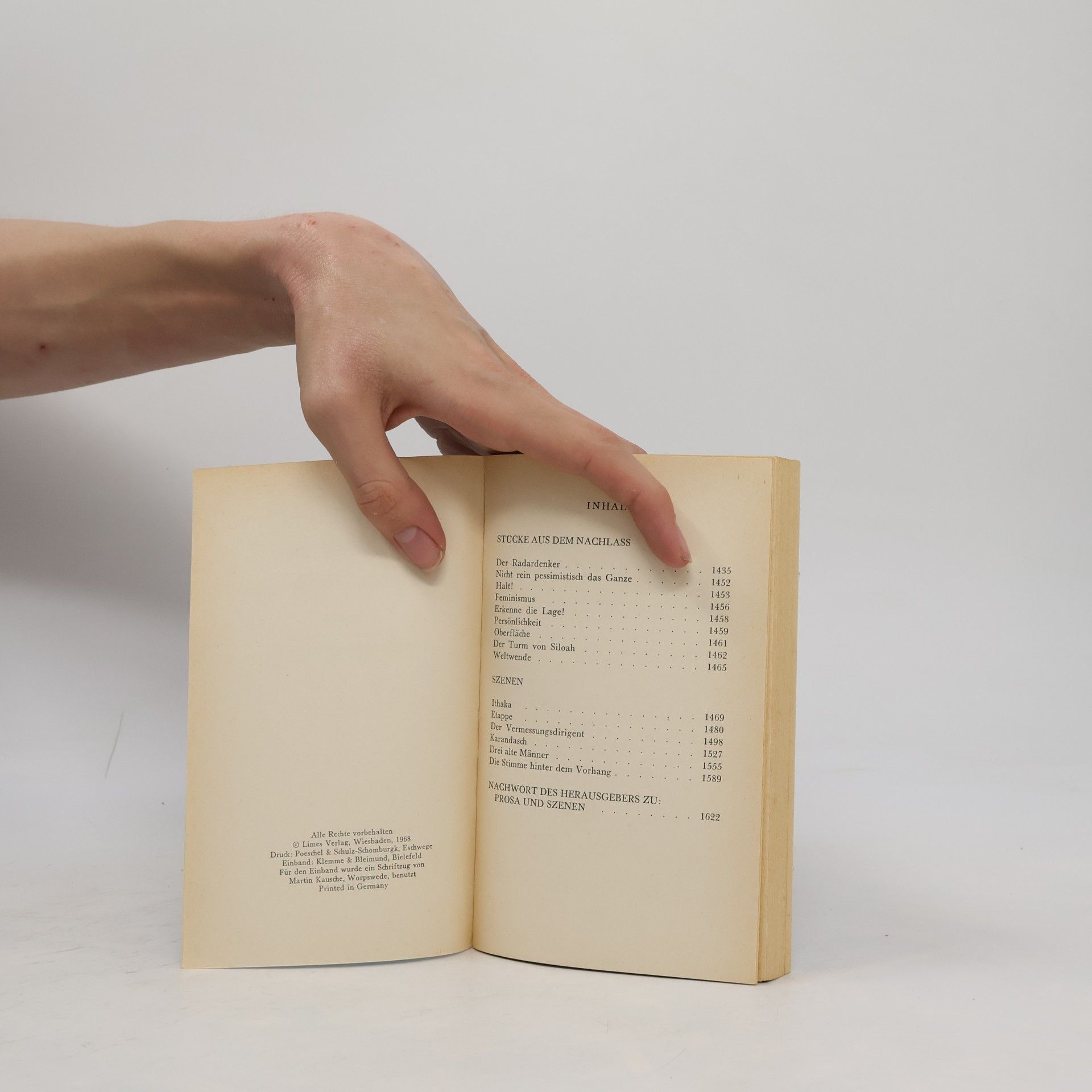 Gottfried Benn Gesammelte Werke 6
