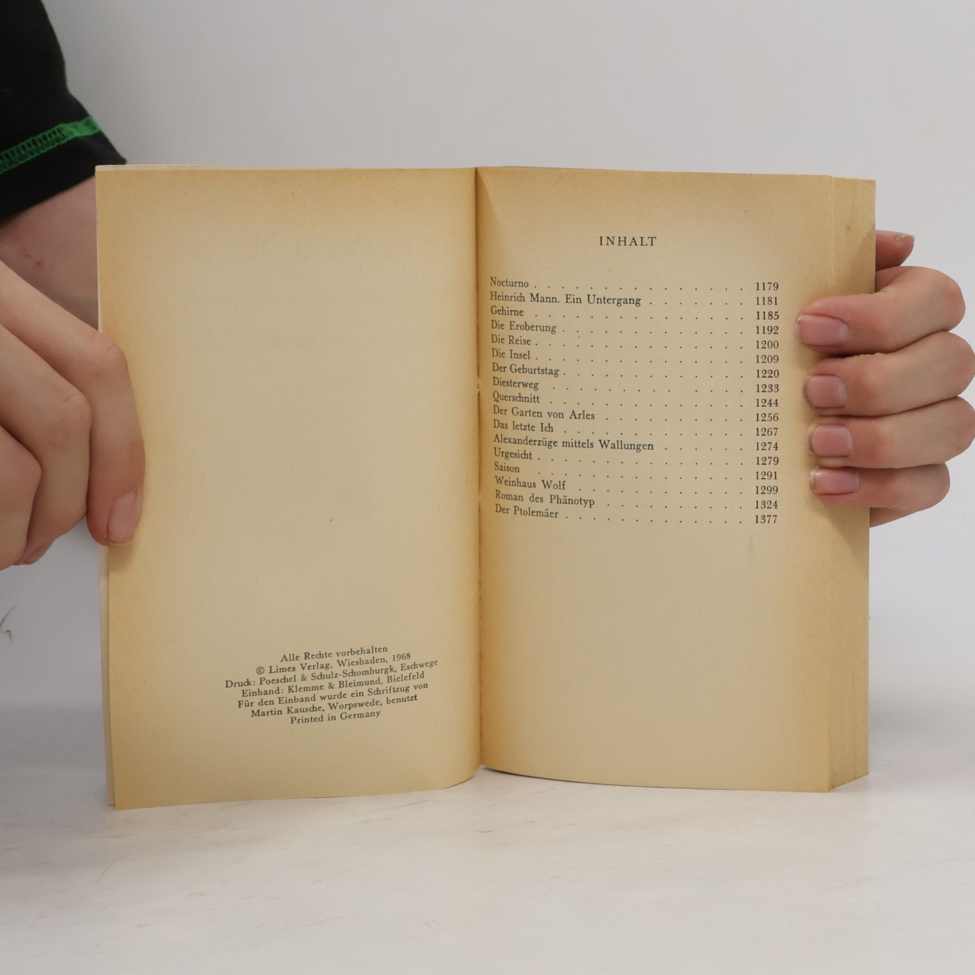 Gottfried Benn Gesammelte Werke 5. Prosa