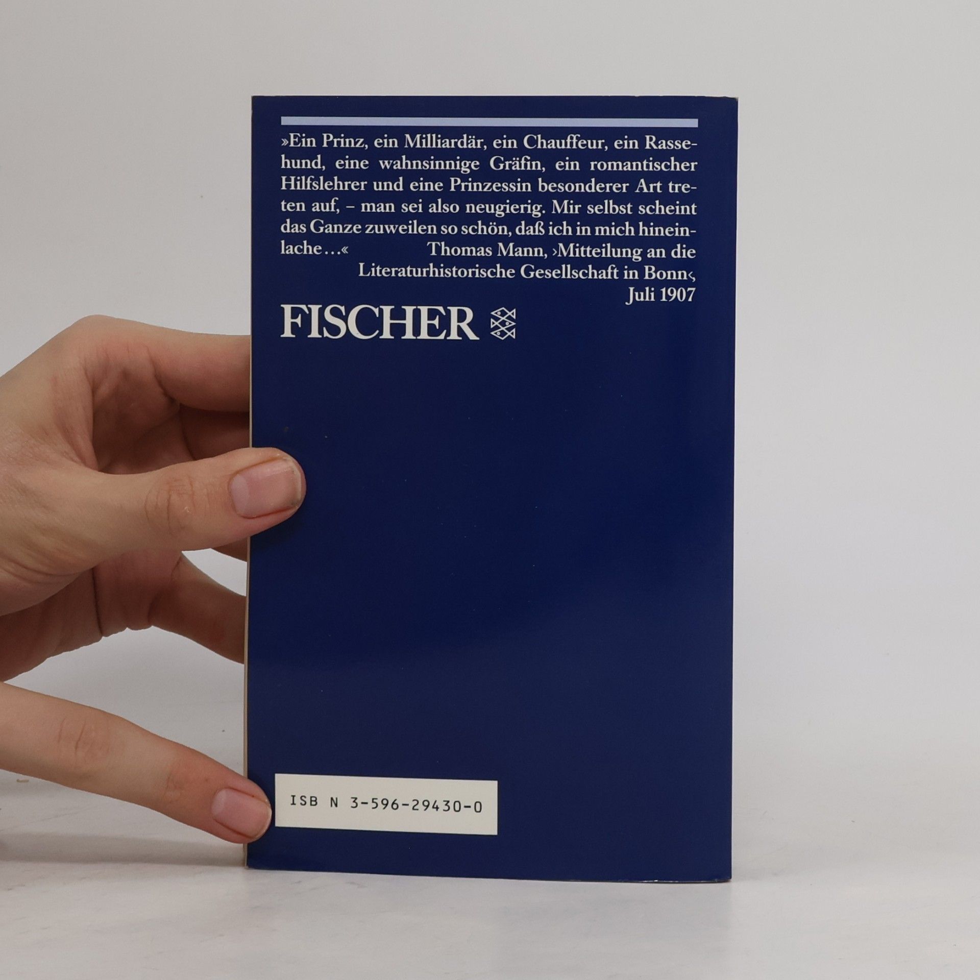 Thomas Mann Königliche hoheit