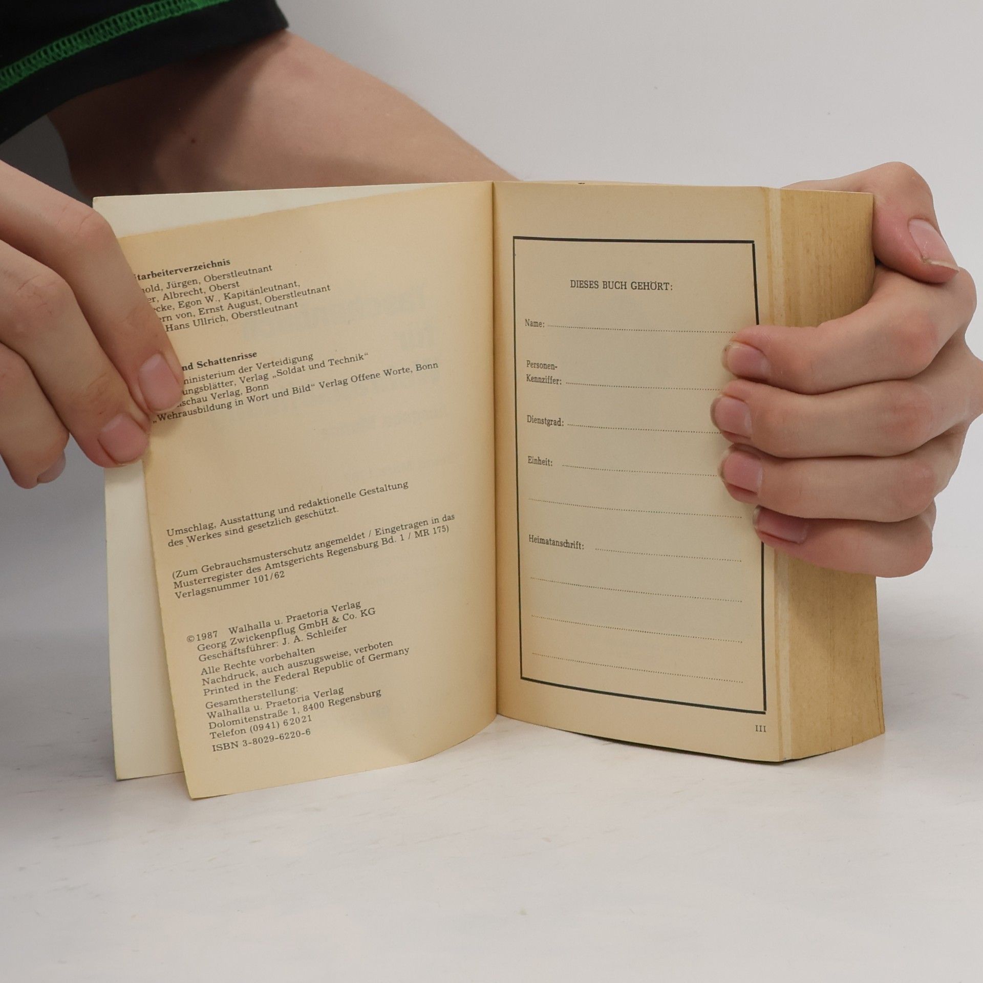 Karl Helmut Shnell Taschenbuch für Wehrausbildung