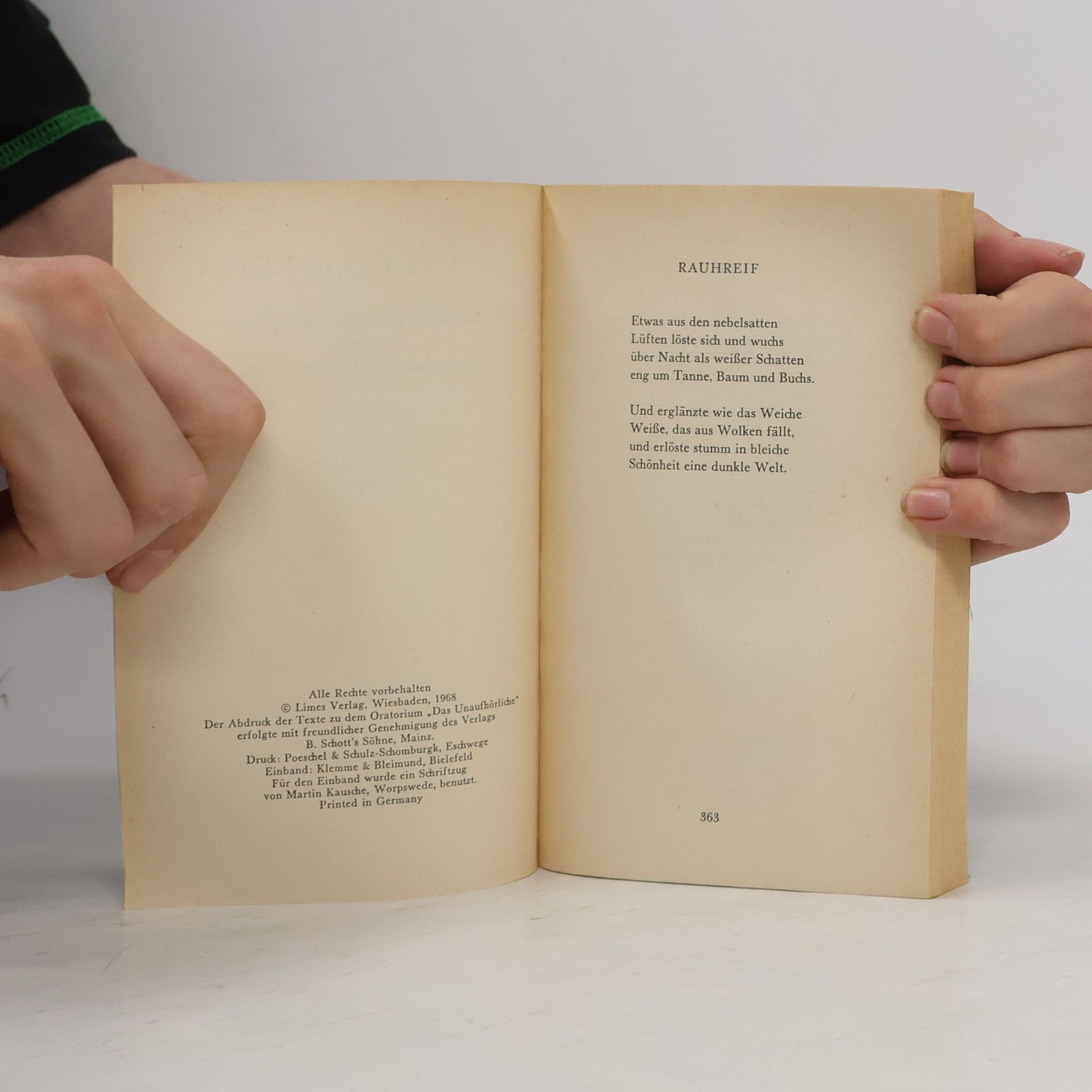 Gottfried Benn Gesammelte Werke 2. Gedichte (Anhang)
