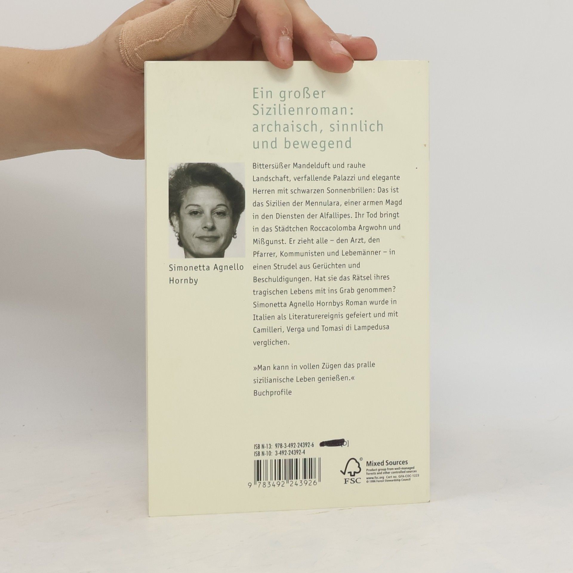 Simonetta Agnello Hornby Die Mandelpflückerin