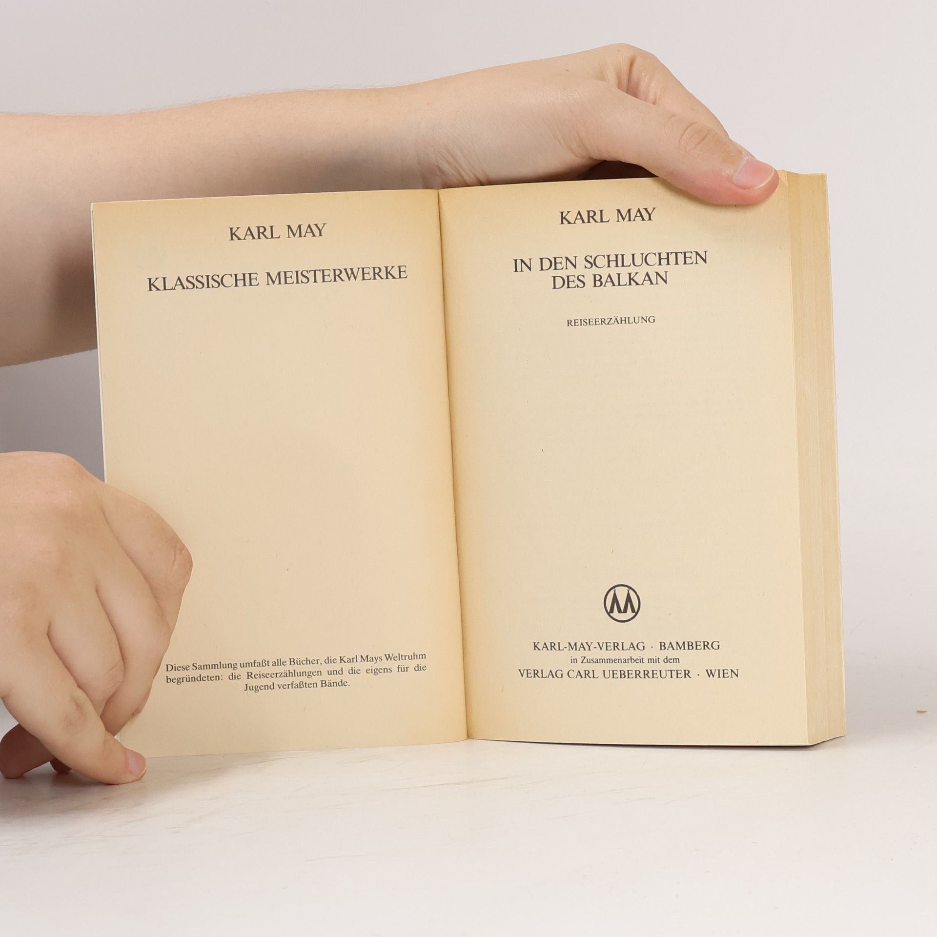 Karl May Karl May's gesammelte Werke 4. In den Schluchten des Balkan
